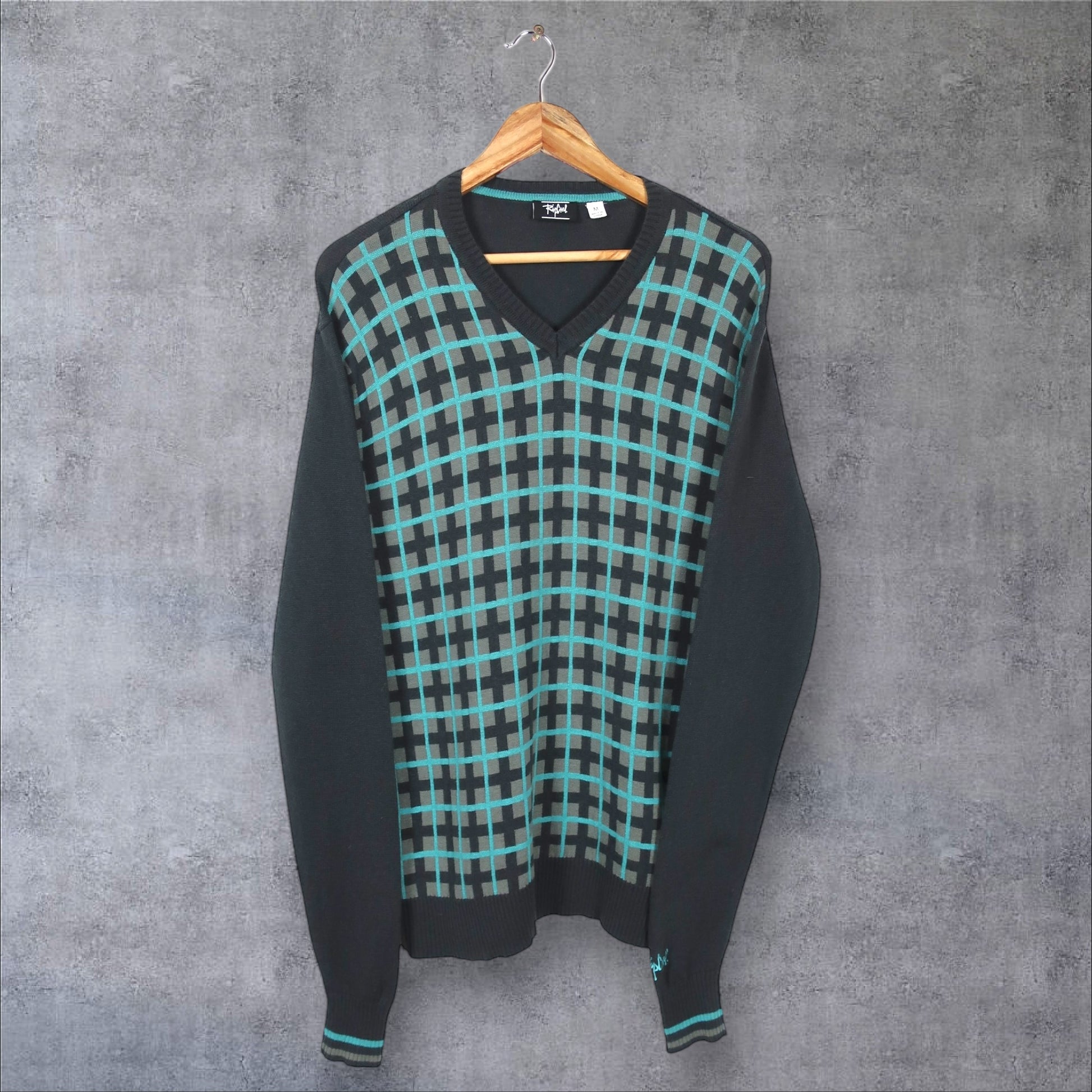 VINTAGE RIPCURL KNIT SWEATER - M