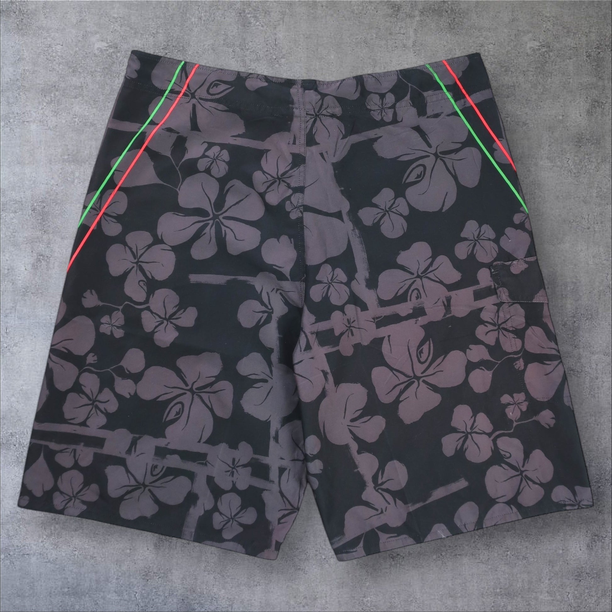 VINTAGE QUIKSILVER BOARD SHORTS - 38”