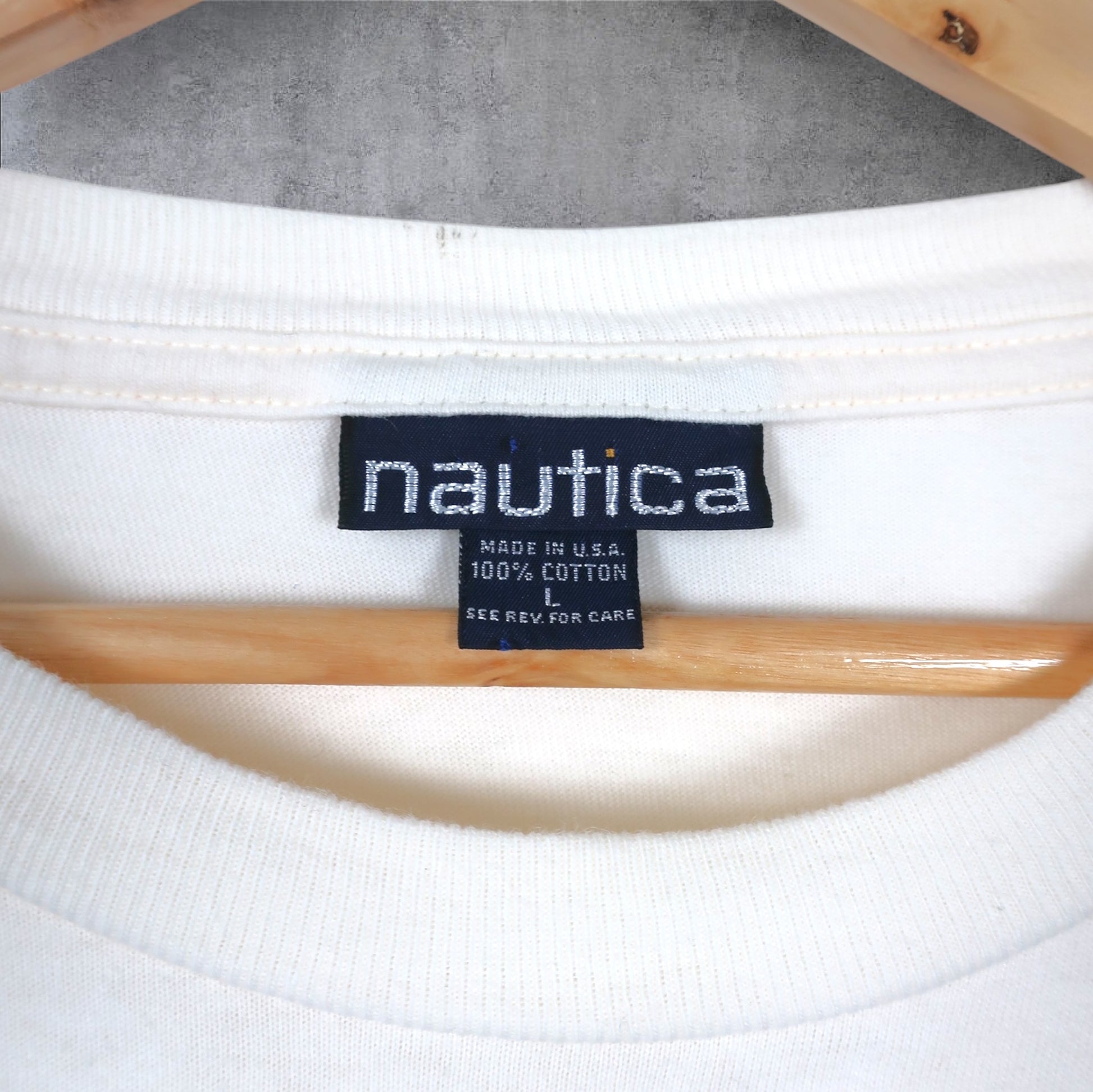 VINTAGE NAUTICA T-SHIRT - L