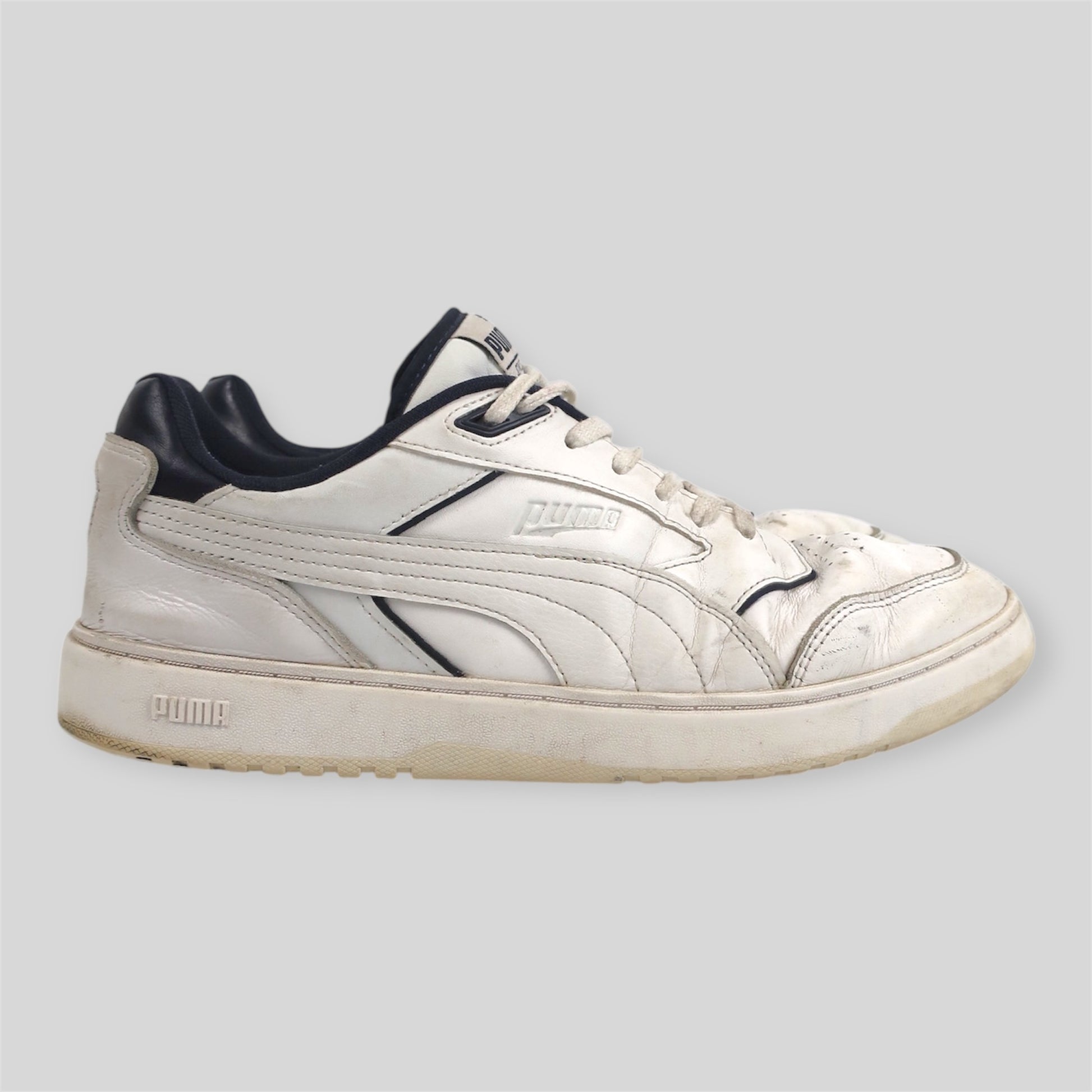 WHITE PUMA DOUBLECOURTS - SIZE 11