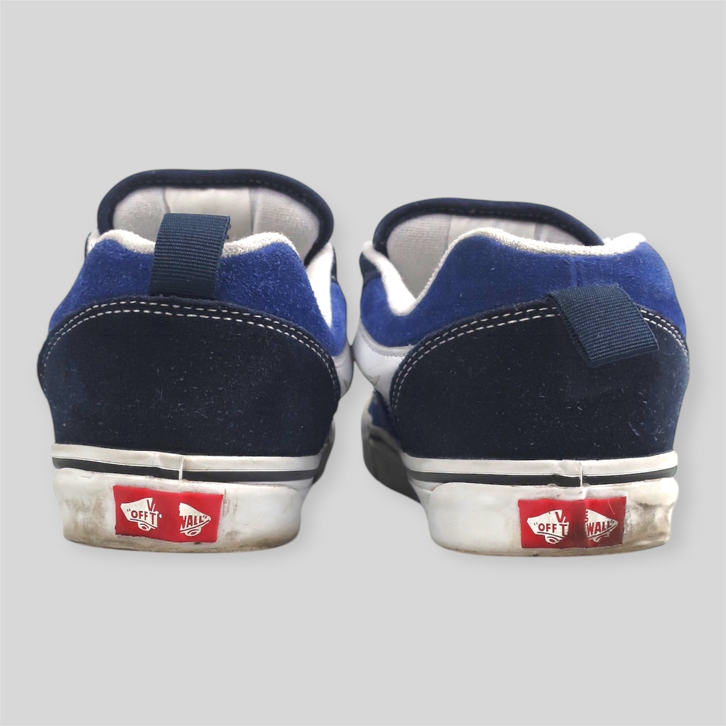 NAVY BLUE VANS KNU SKOOLS - SIZE 11