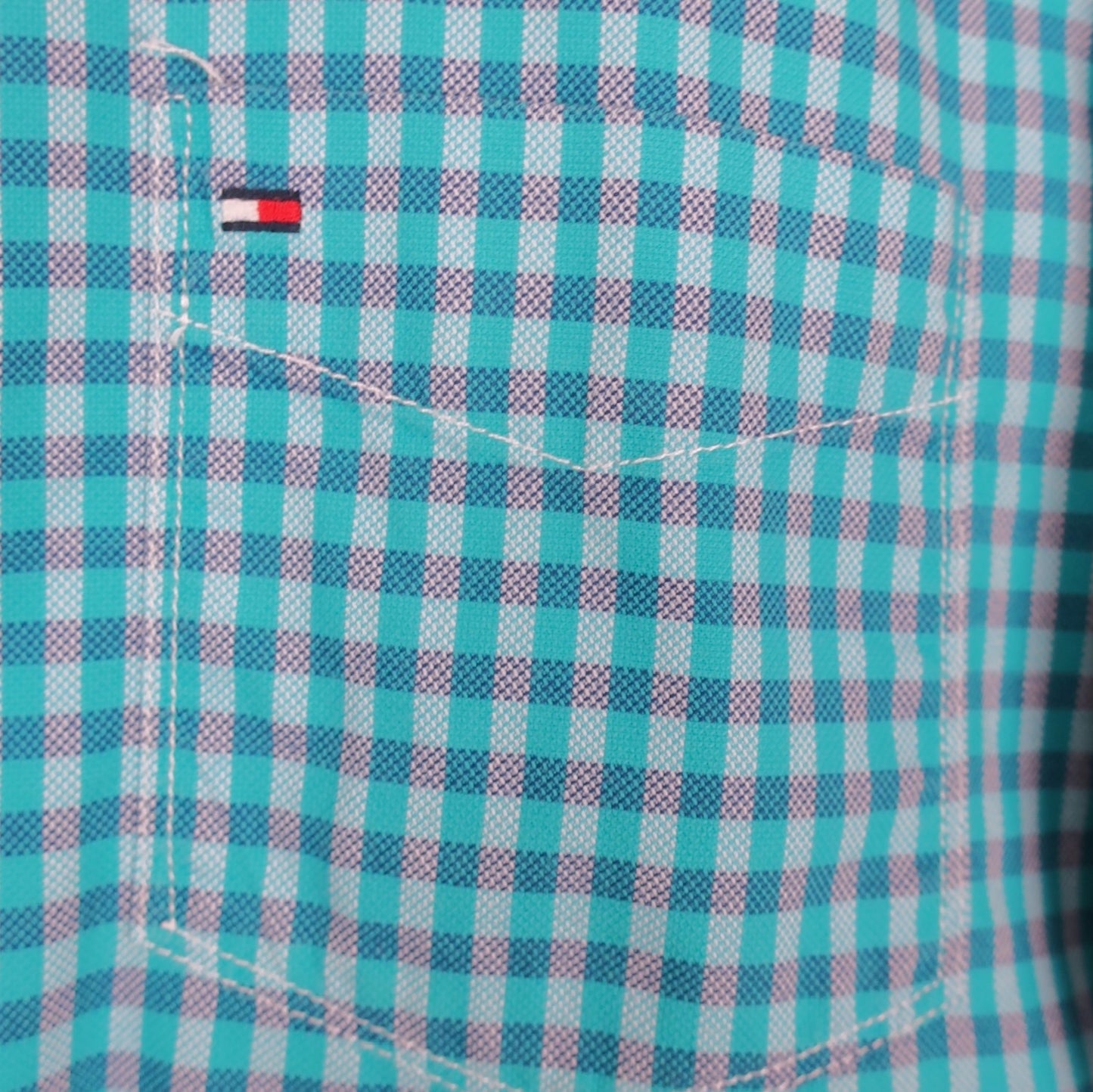 VINTAGE TOMMY HILFIGER BUTTON-UP SHIRT - XL