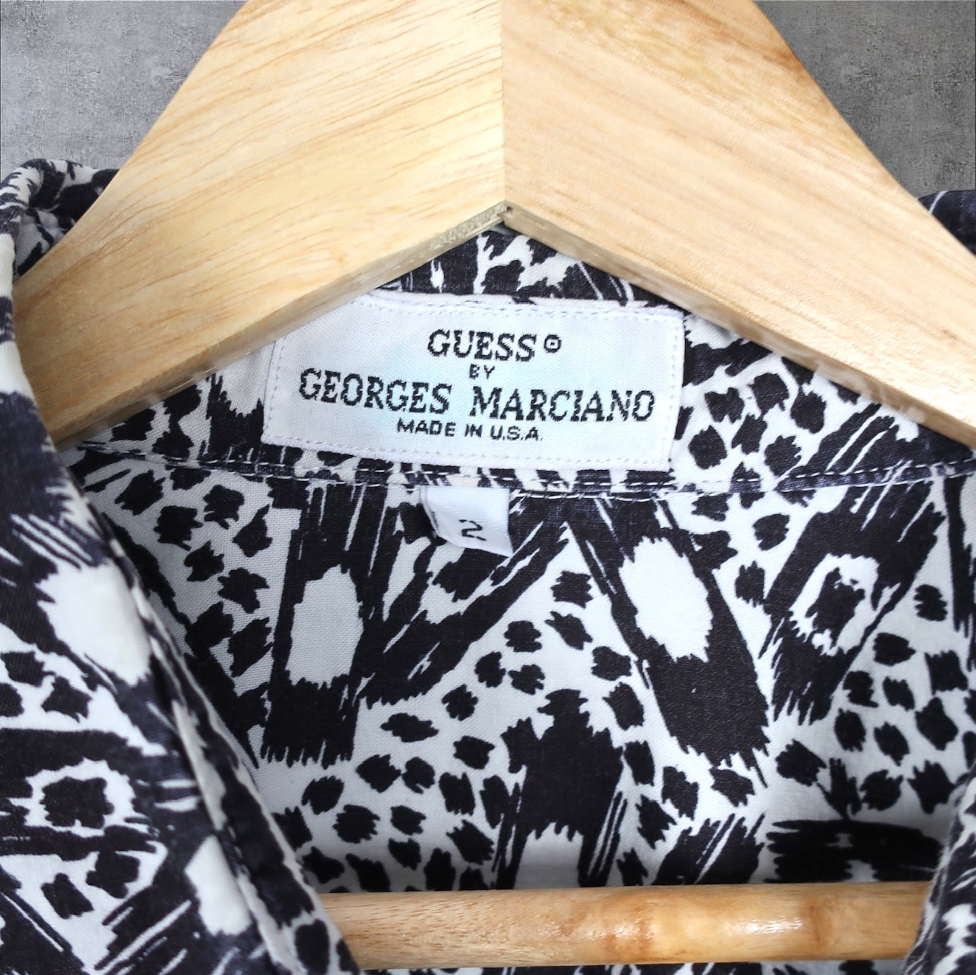 VINTAGE GUESS BUTTON-UP SHIRT - XL