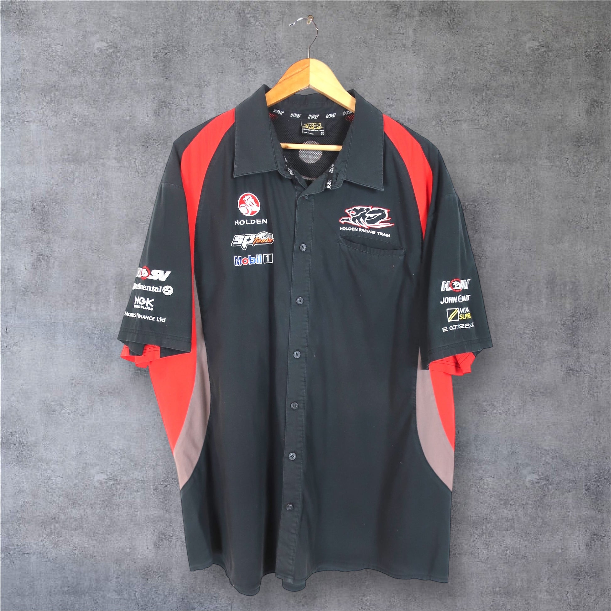 VINTAGE HOLDEN RACING TEAM BUTTON-UP SHIRT - XXL