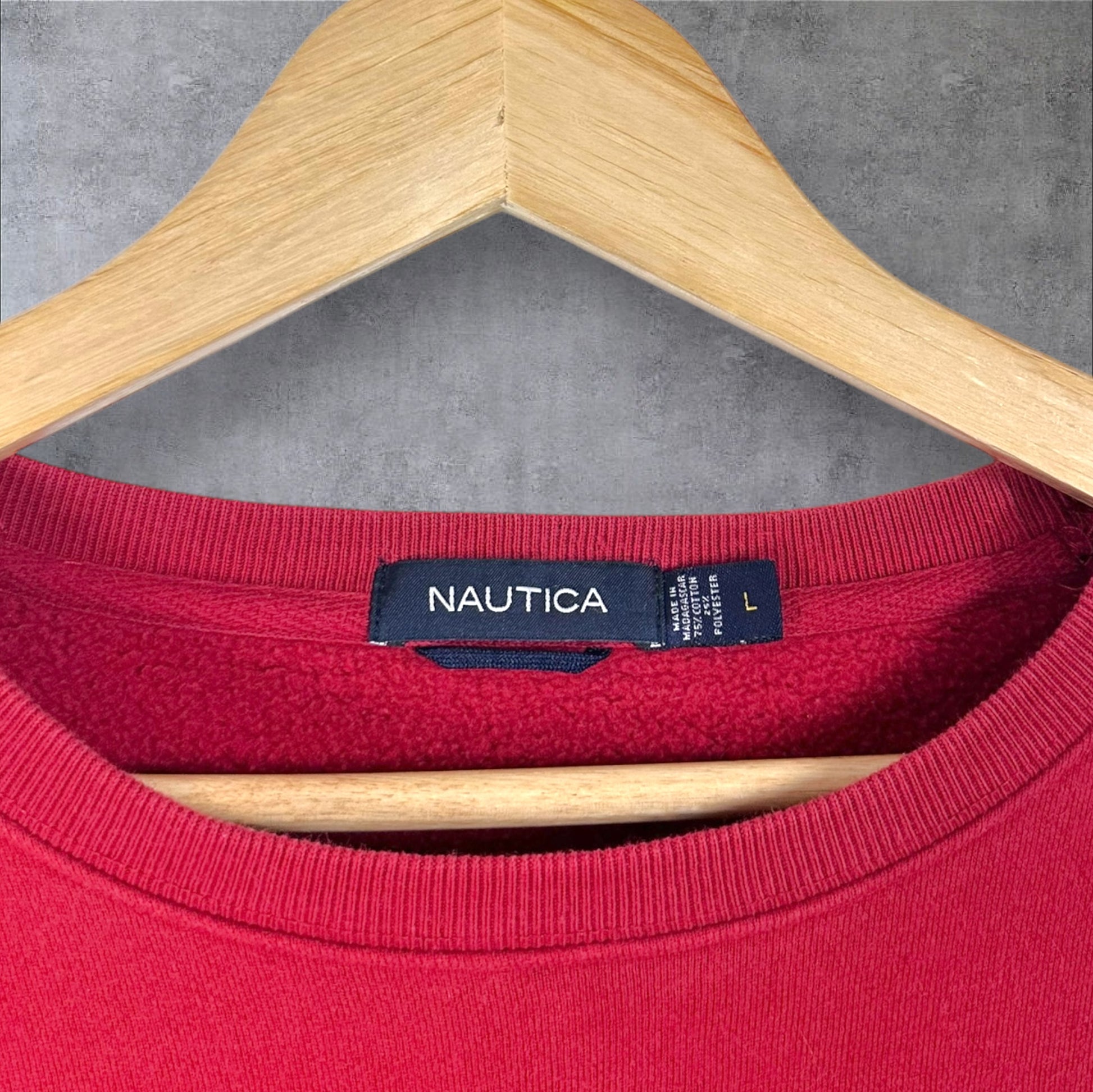 VINTAGE NAUTICA SWEATER - L