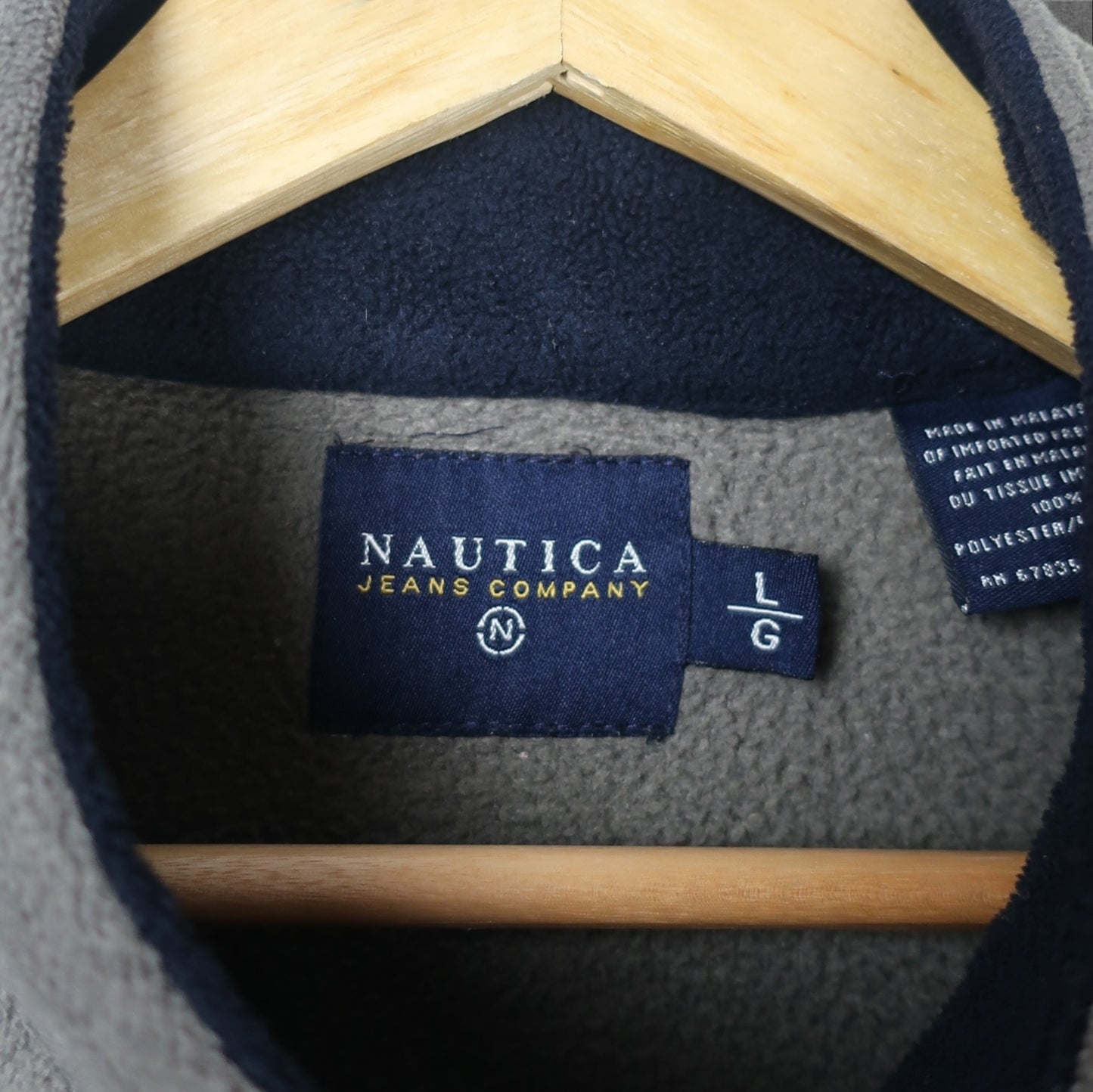 VINTAGE NAUTICA 1/4 ZIP - L/XL