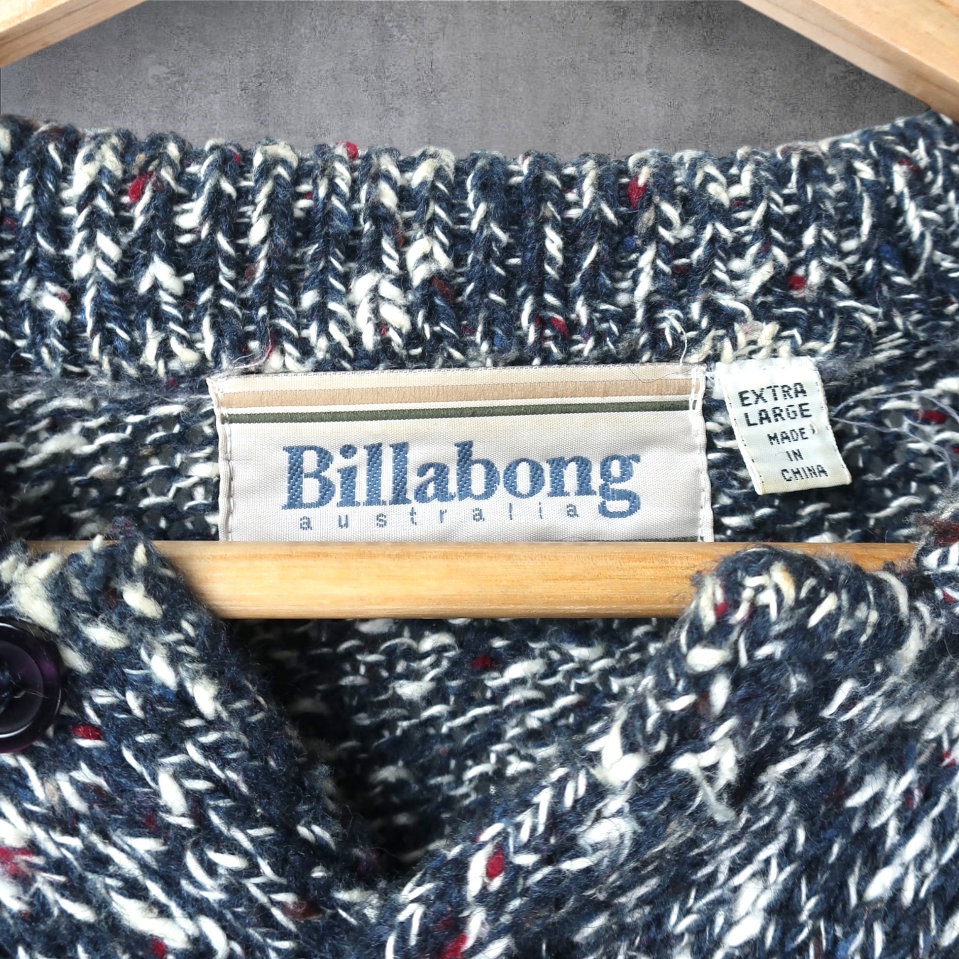 VINTAGE BILLABONG KNIT SWEATER - XL