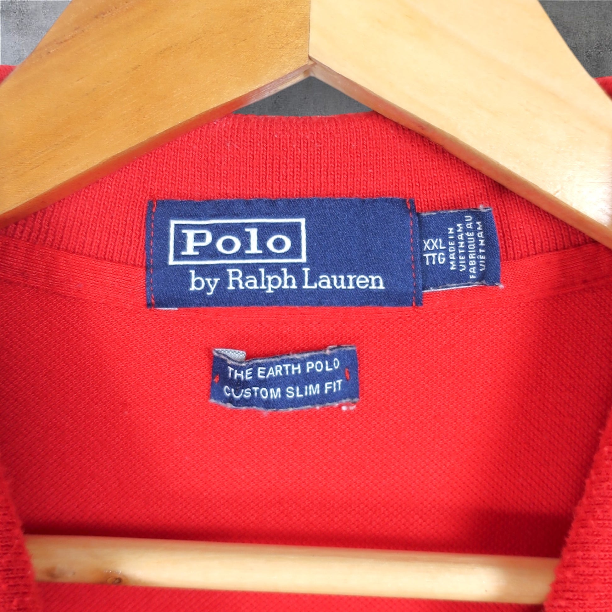 VINTAGE POLO RALPH LAUREN POLO SHIRT - XXL