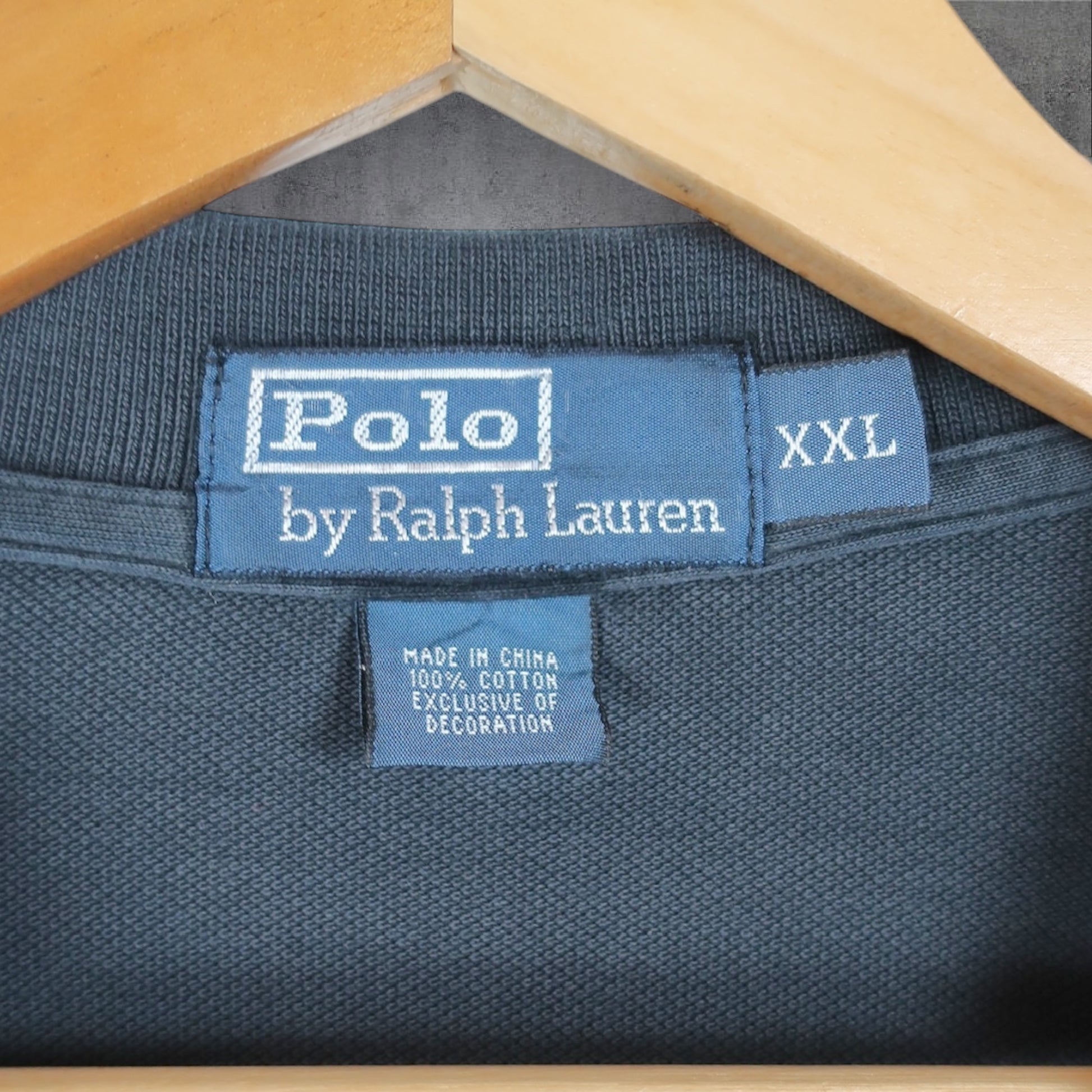 VINTAGE POLO RALPH LAUREN POLO SHIRT - XXL