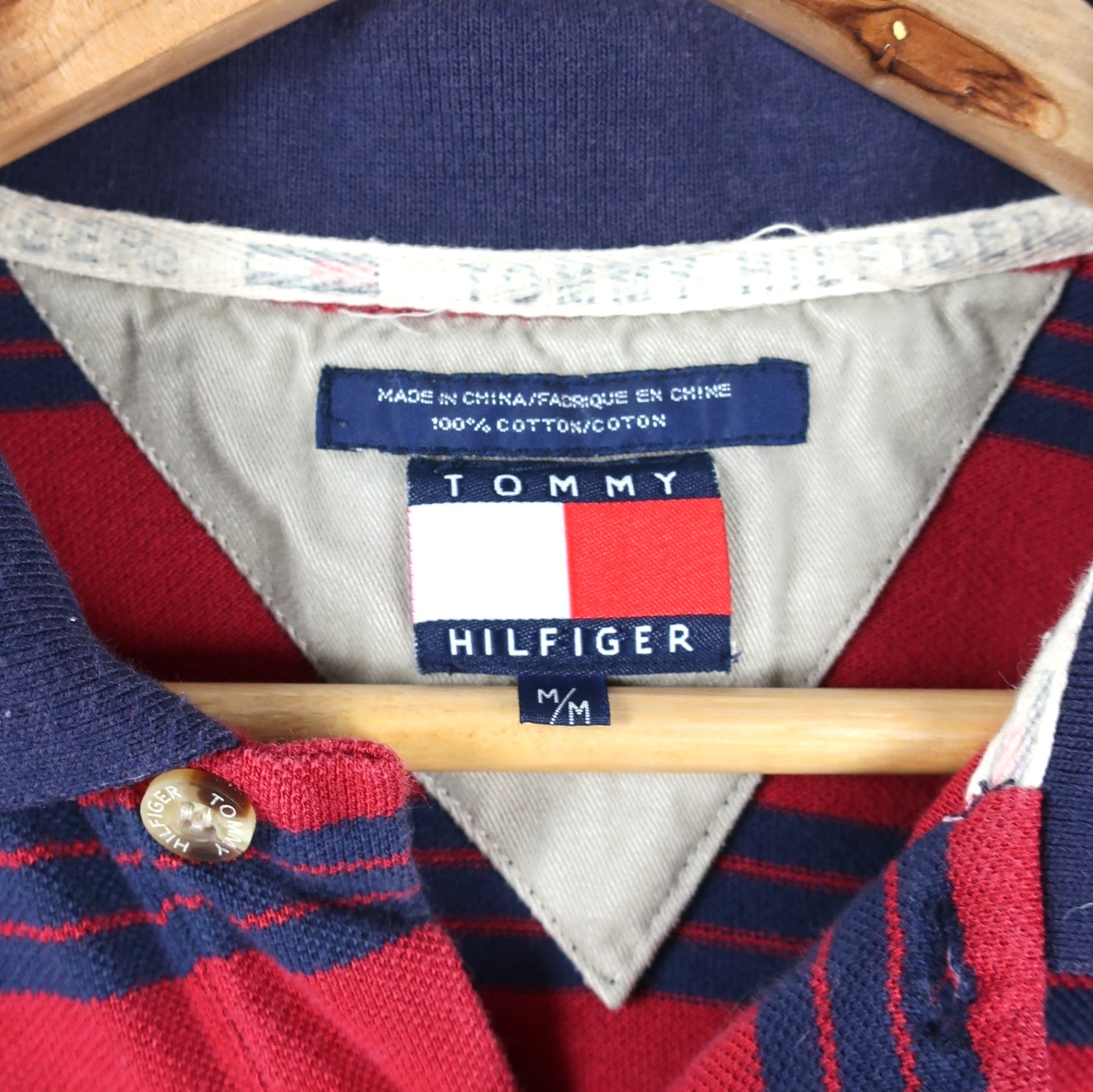 VINTAGE TOMMY HILFIGER POLO SHIRT - S/M