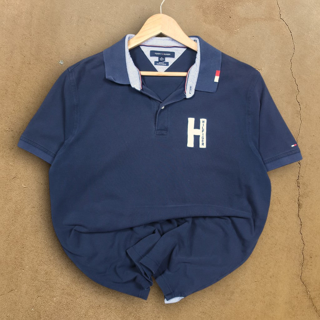 VINTAGE TOMMY HILFIGER POLO SHIRT - L/XL