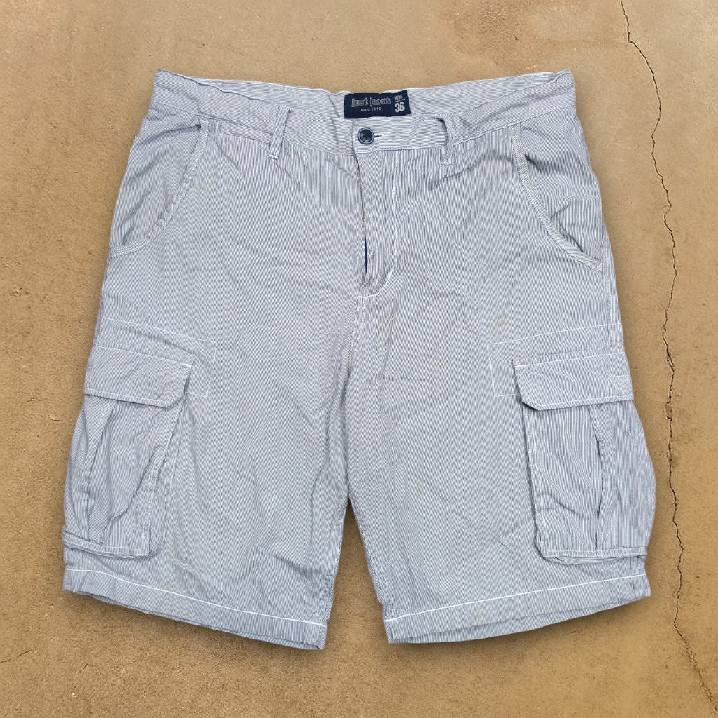 VINTAGE JUST JEANS CARGO SHORTS - 36"