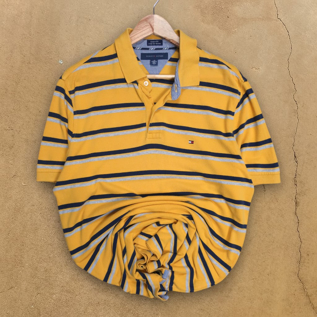 VINTAGE TOMMY HILFIGER POLO SHIRT - L