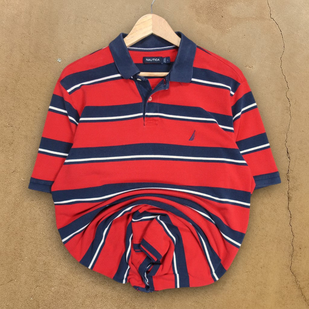 VINTAGE NAUTICA POLO SHIRT - L