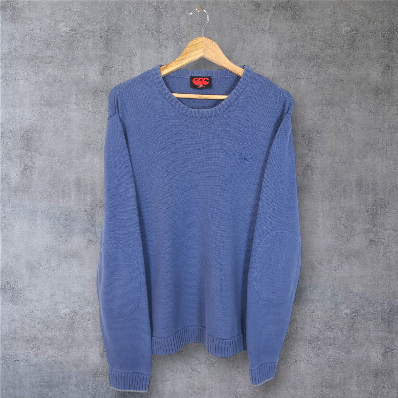 VINTAGE CANTERBURY KNIT SWEATER - L
