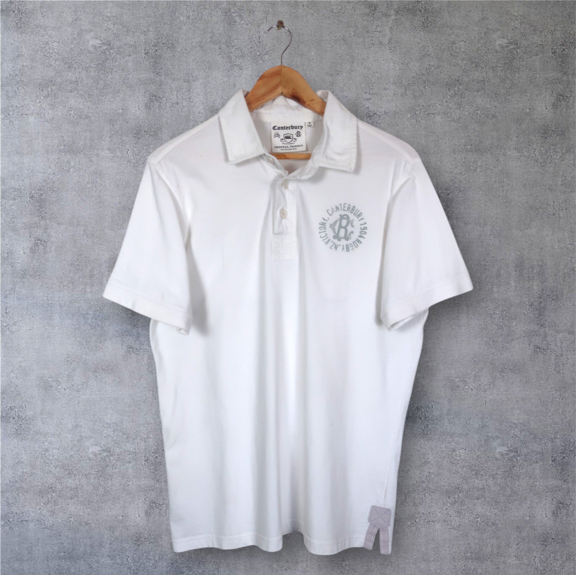 VINTAGE CANTERBURY POLO SHIRT - S
