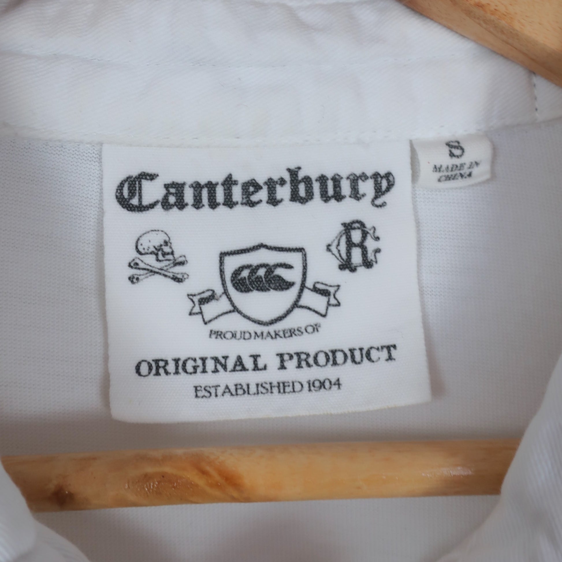 VINTAGE CANTERBURY POLO SHIRT - S