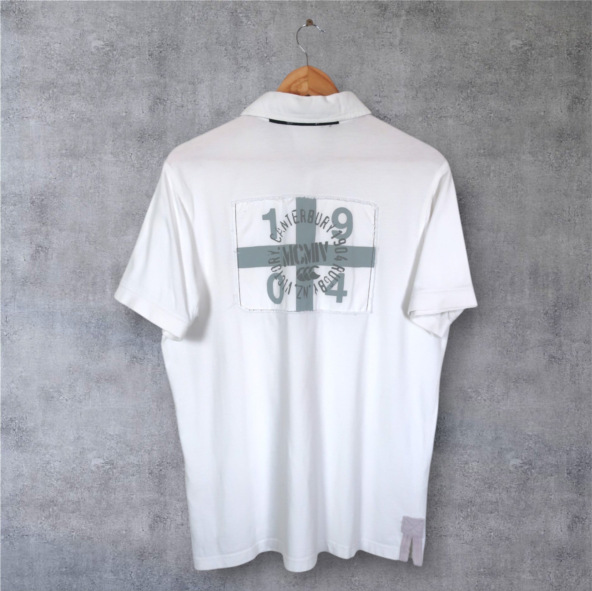 VINTAGE CANTERBURY POLO SHIRT - S