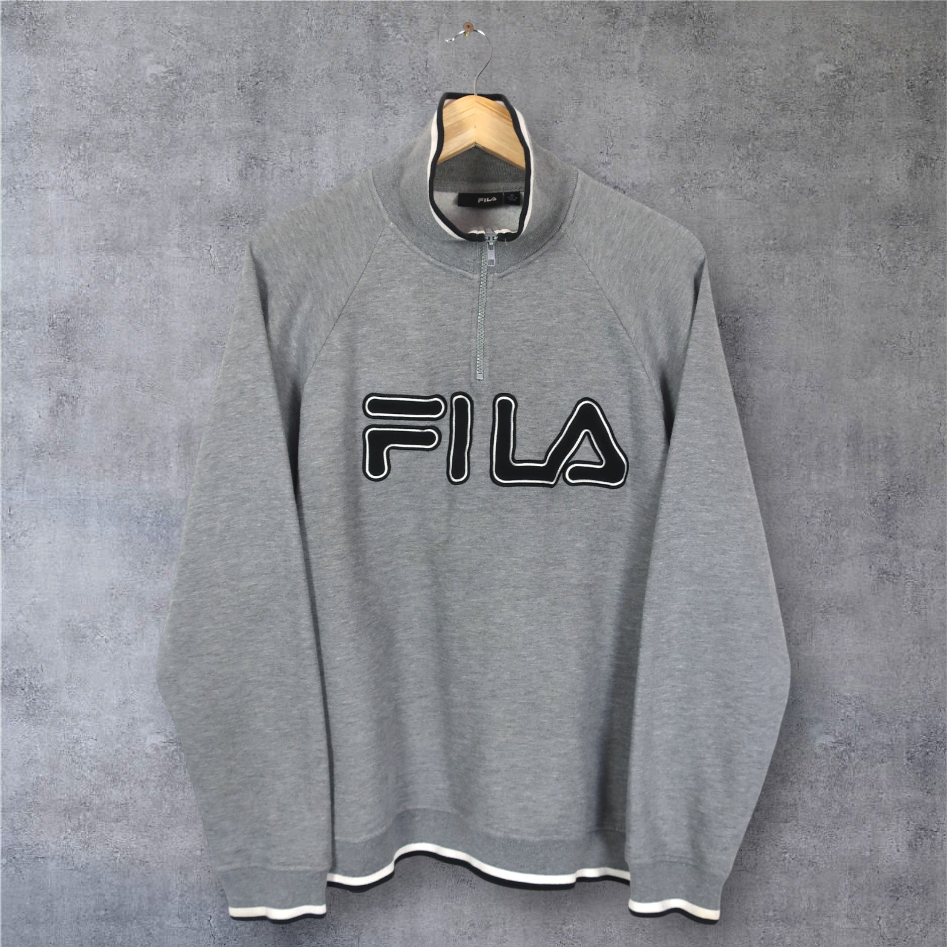 VINTAGE FILA 1/4 ZIP - M