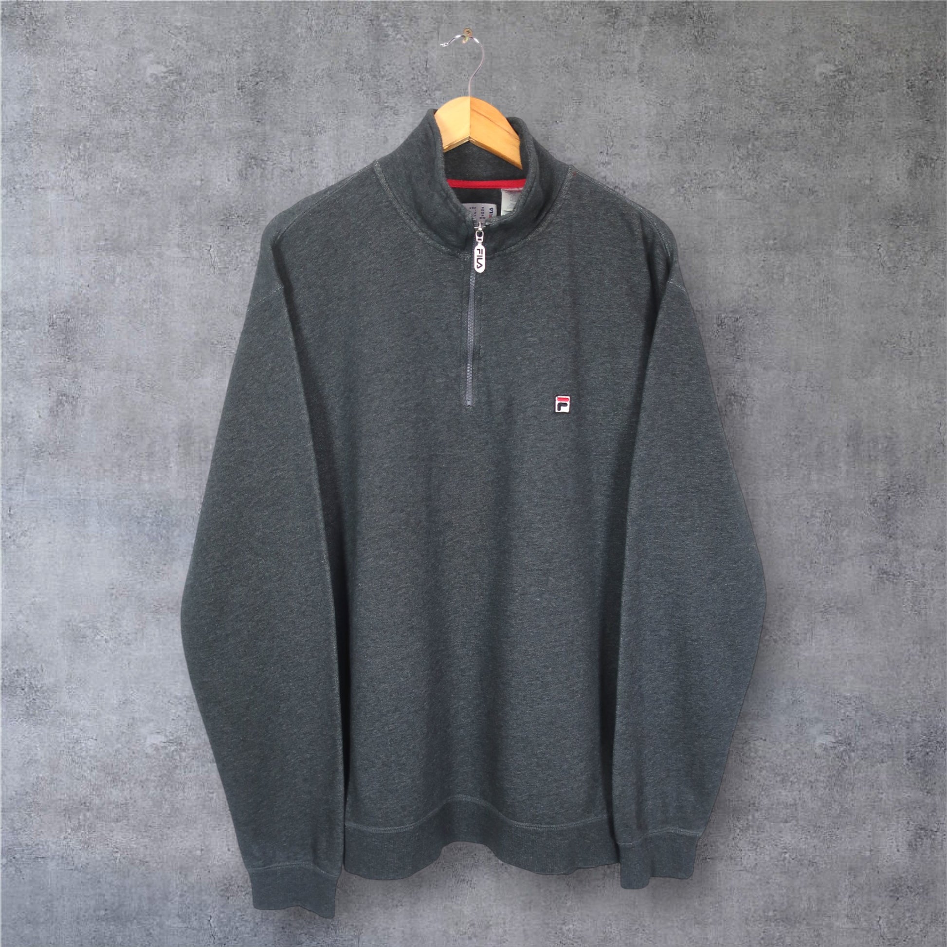 VINTAGE FILA 1/4 ZIP - M