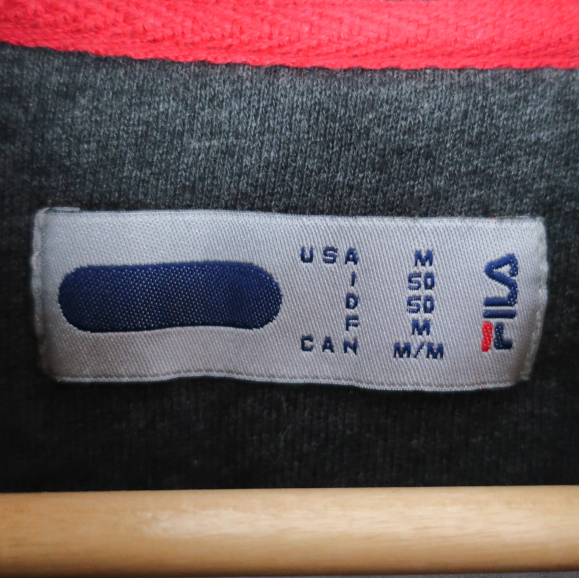 VINTAGE FILA 1/4 ZIP - M