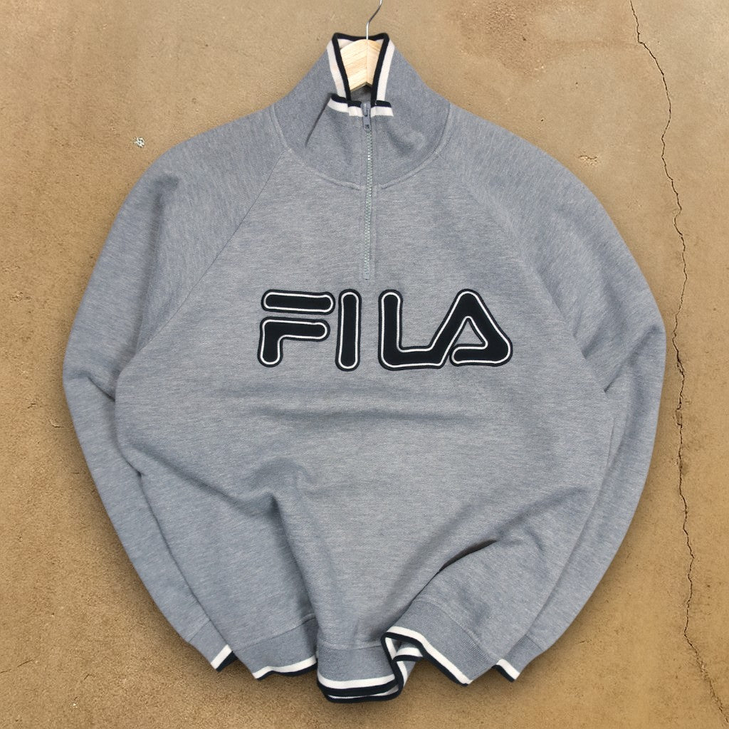 VINTAGE FILA 1/4 ZIP - M