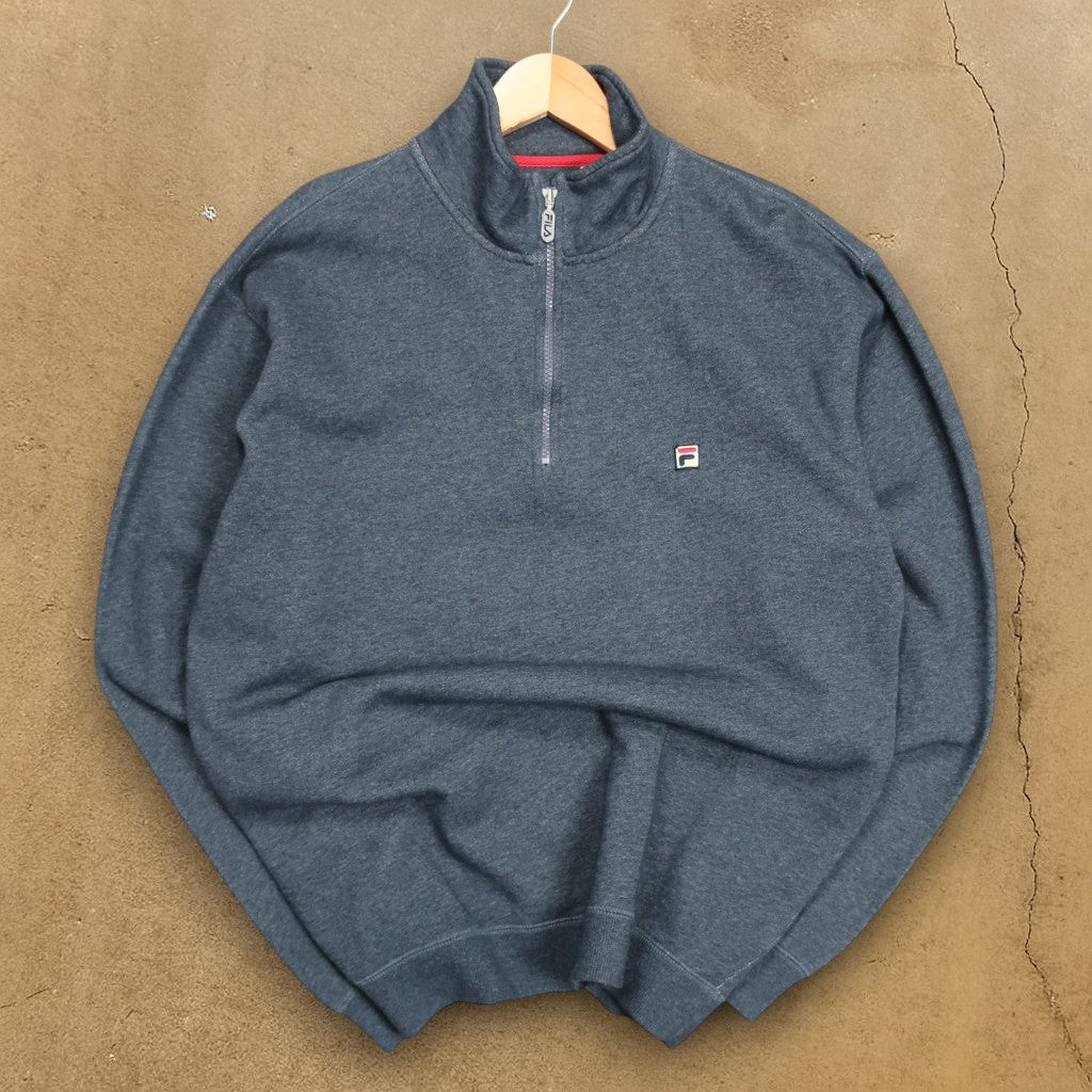 VINTAGE FILA 1/4 ZIP - M