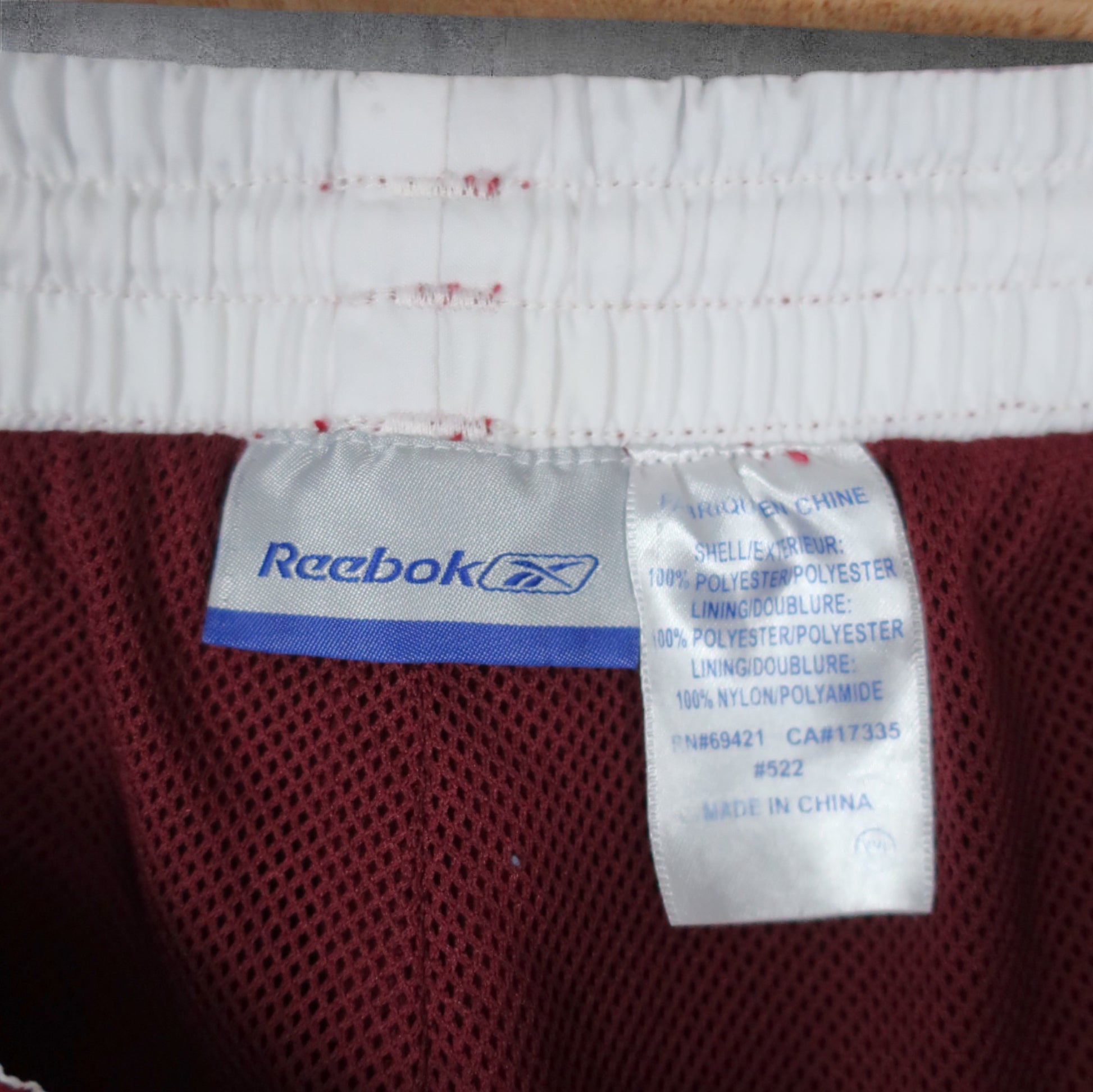 VINTAGE REEBOK TRACK PANTS -  XL/XXL