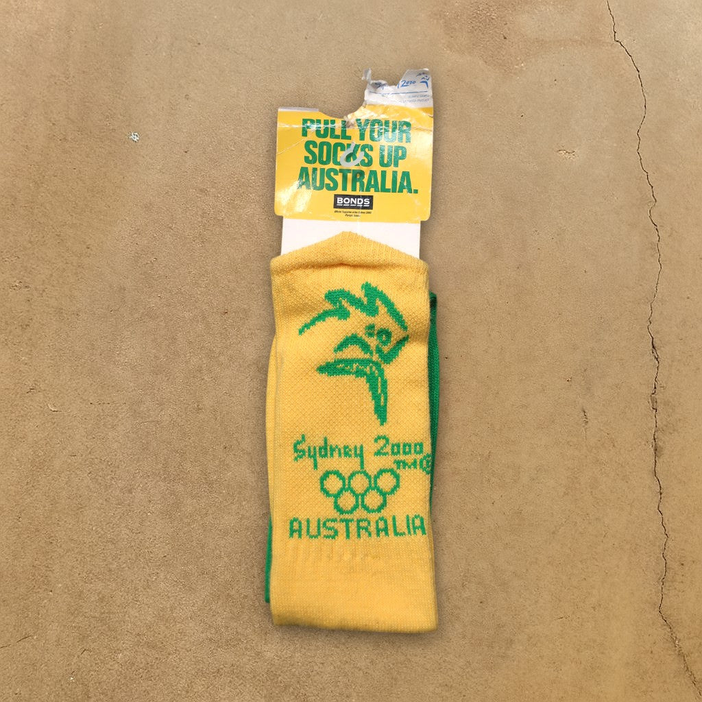 SYDNEY 2000 AUSTRALIAN OLYMPIC BONDS SOCKS - Y7-9