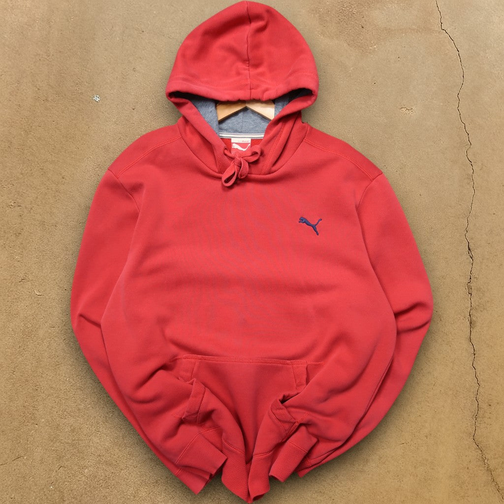 VINTAGE PUMA HOODIE - L