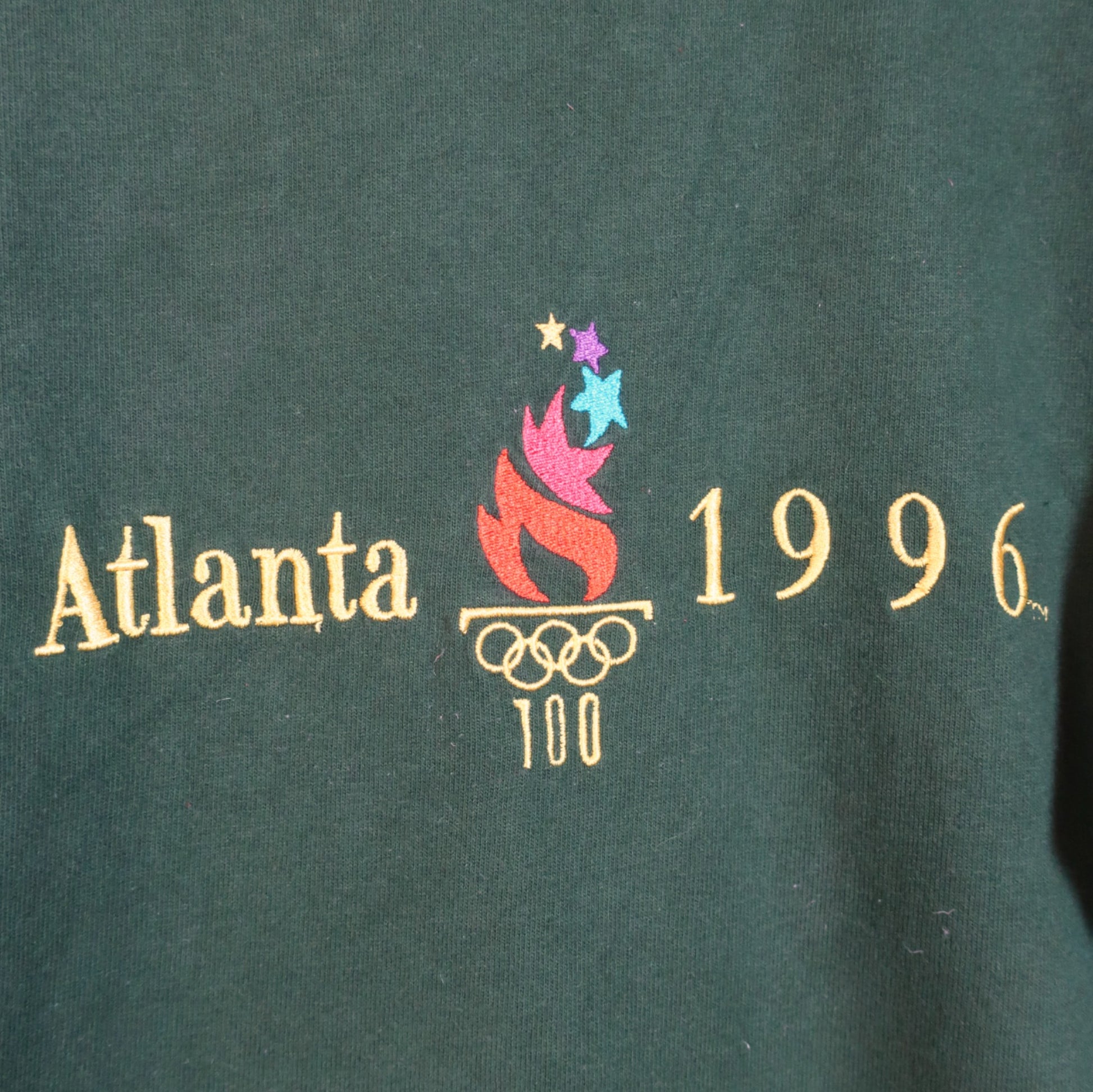 VINTAGE 1996 ATLANTA SUMMER OLYMPIC GAMES CHAMPION T-SHIRT - L