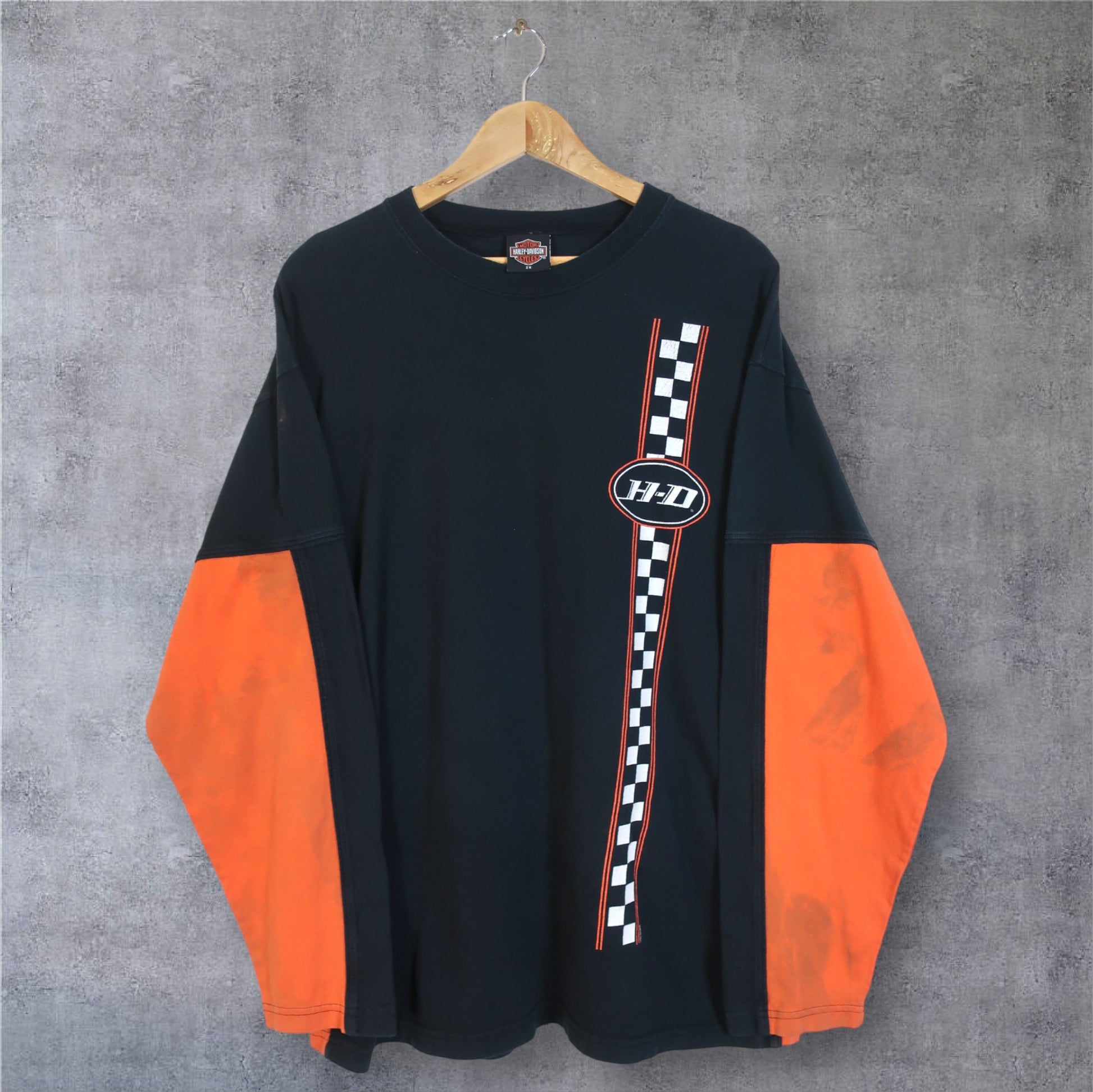 VINTAGE LONG-SLEEVE HARLEY DAVIDSON T-SHIRT - XXL