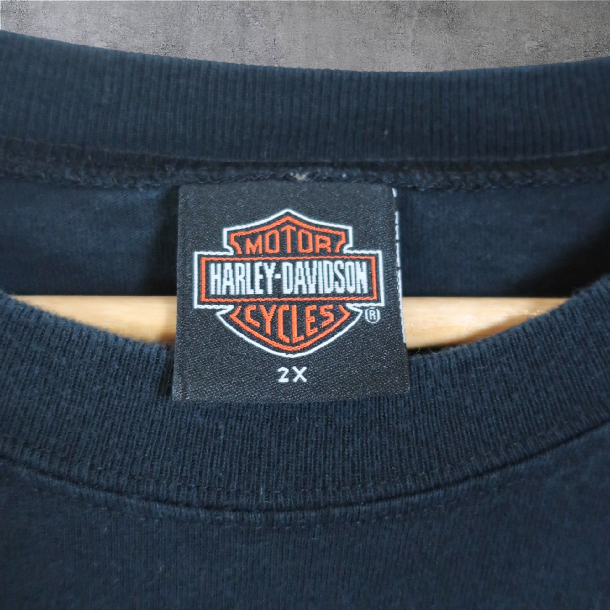 VINTAGE LONG-SLEEVE HARLEY DAVIDSON T-SHIRT - XXL