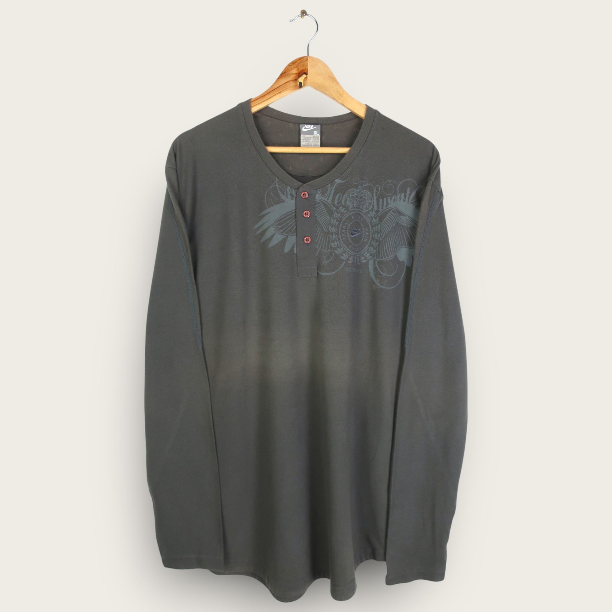 VINTAGE LONG-SLEEVE NIKE T-SHIRT - XL