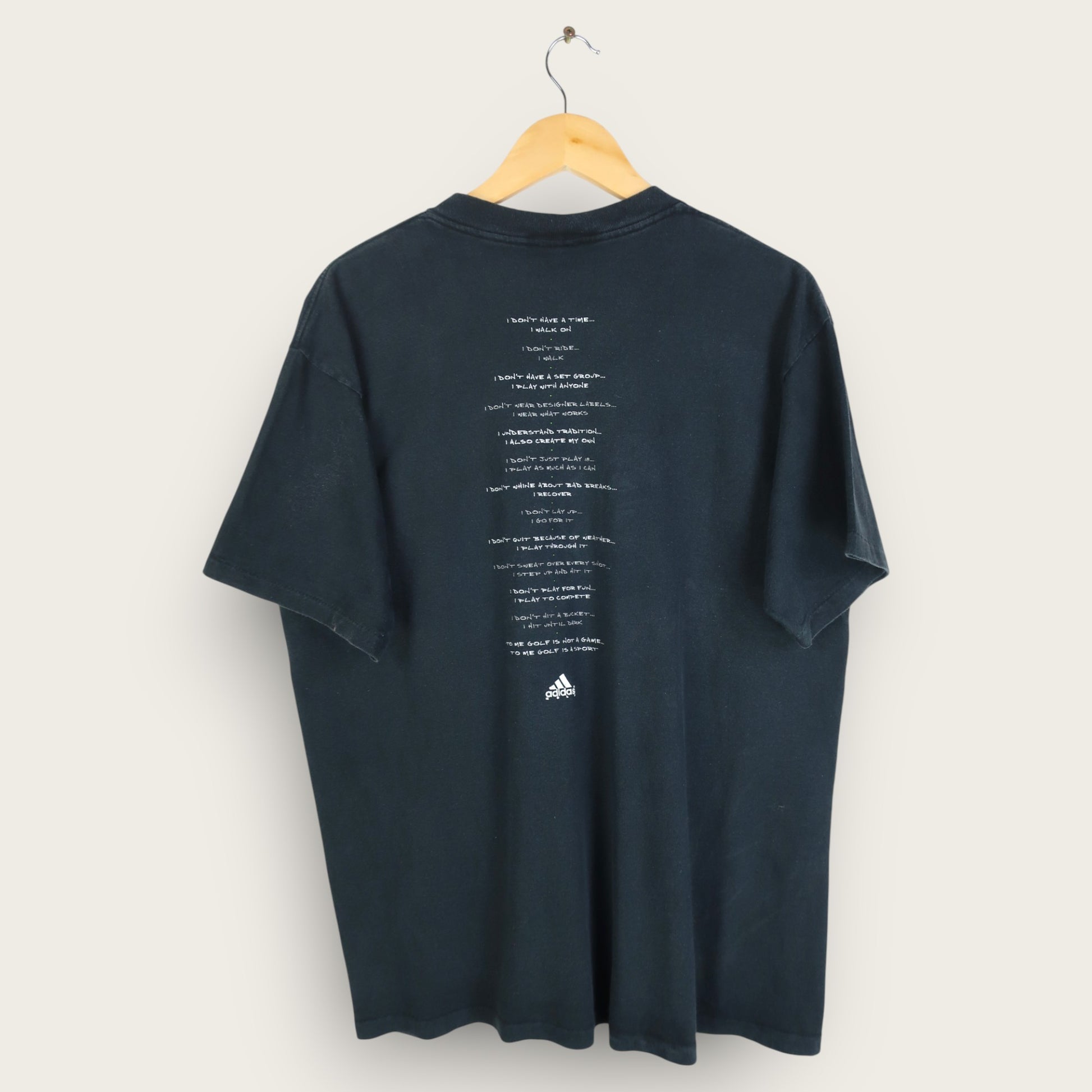 VINTAGE ADIDAS GOLF T-SHIRT - XL