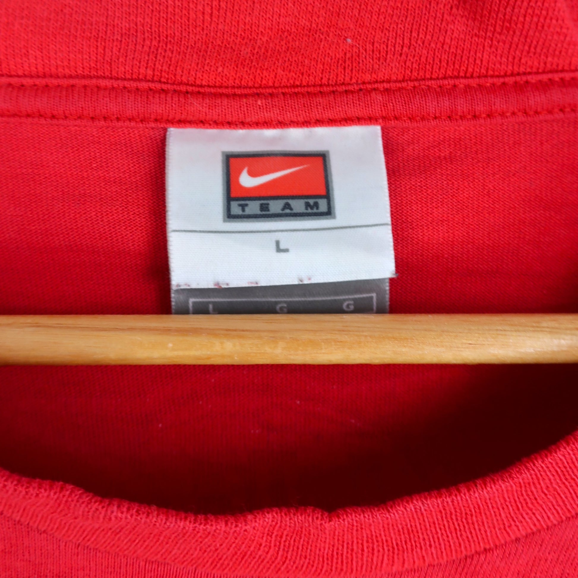 VINTAGE NIKE "OHIO STATE FOOTBALL" T-SHIRT - L
