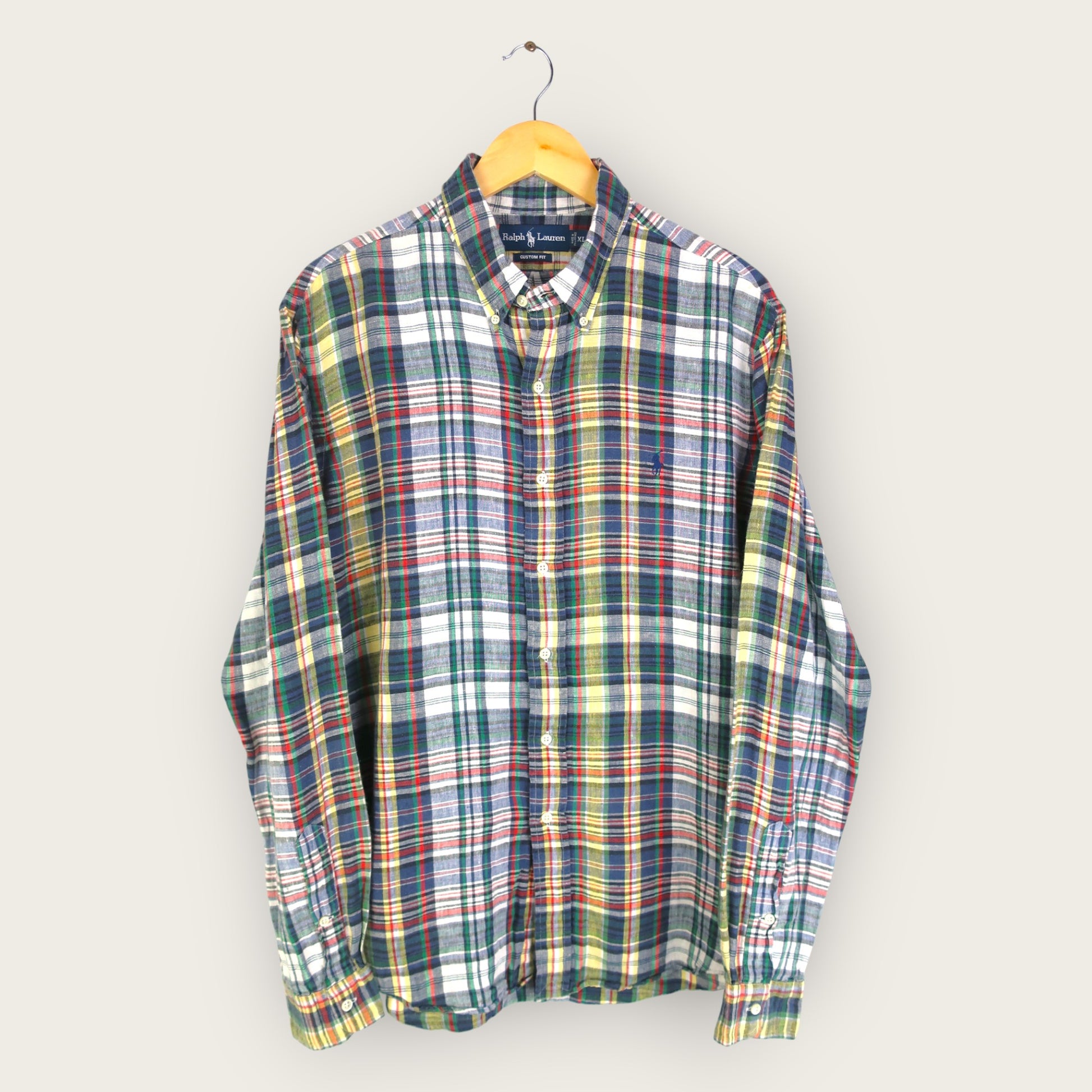 VINTAGE LONG-SLEEVE RALPH LAUREN SHIRT - XL