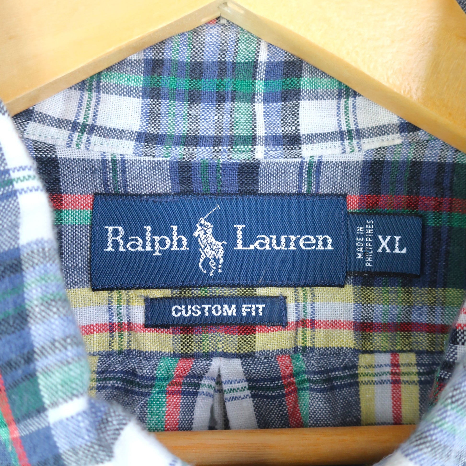 VINTAGE LONG-SLEEVE RALPH LAUREN SHIRT - XL