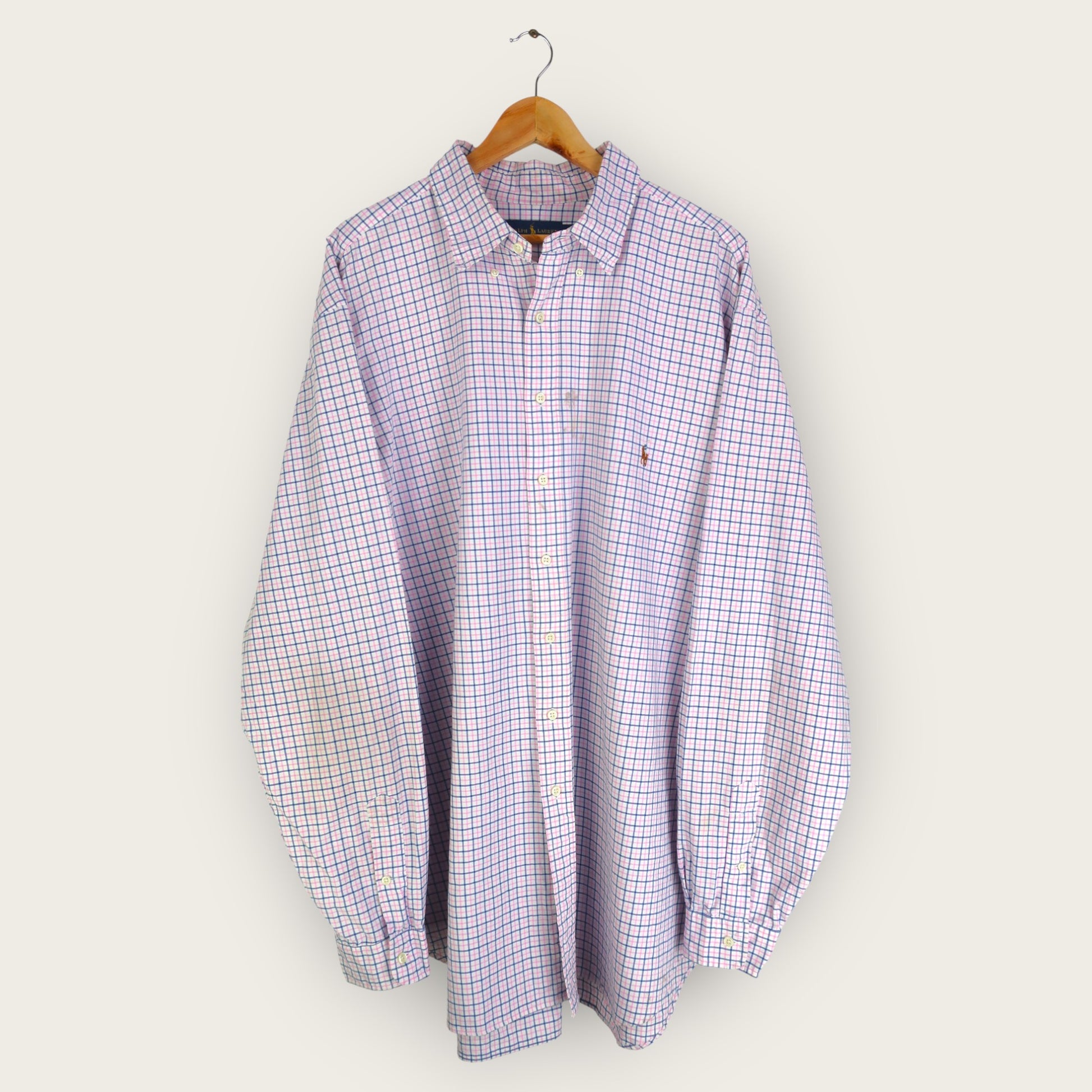 VINTAGE LONG-SLEEVE RALPH LAUREN SHIRT - XXL