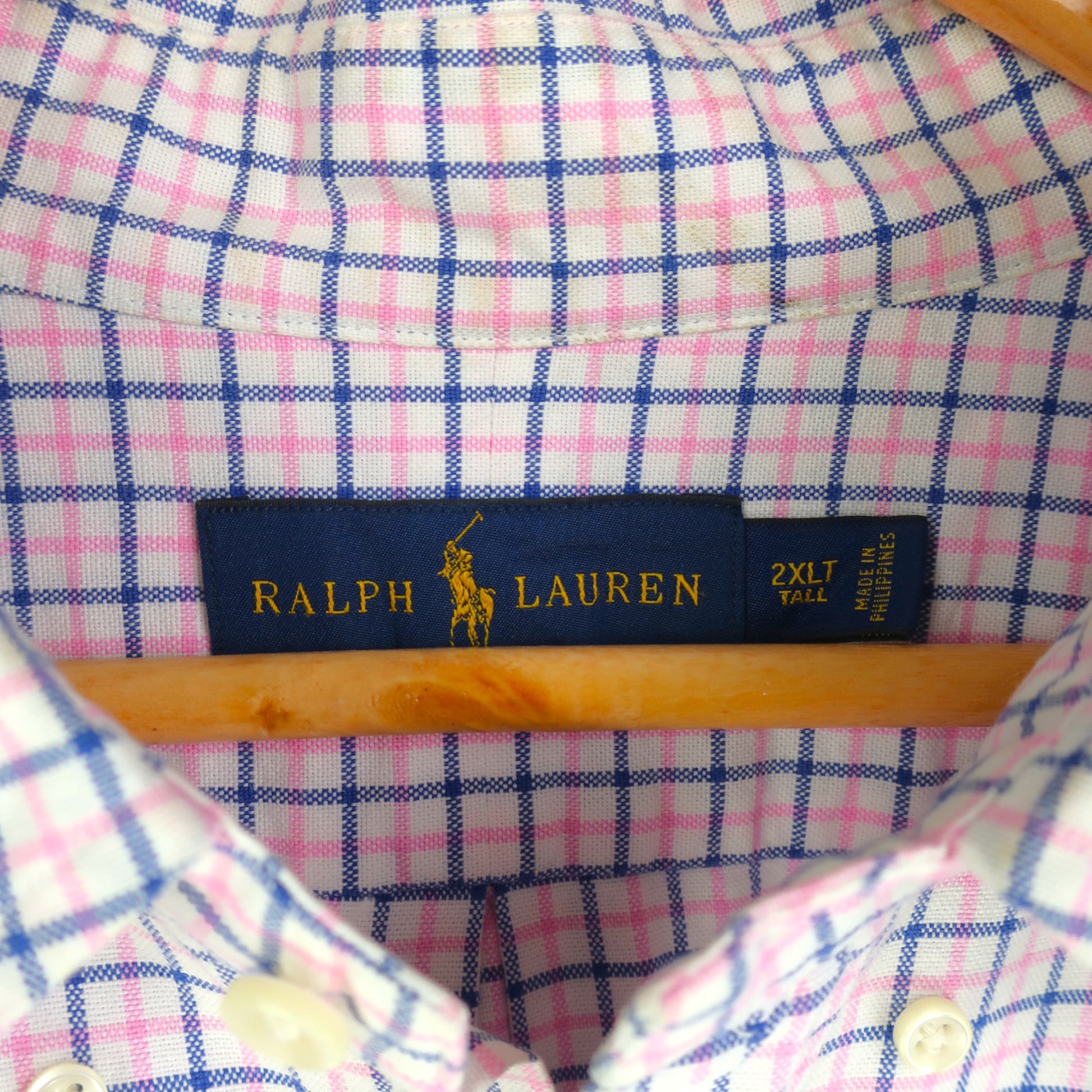 VINTAGE LONG-SLEEVE RALPH LAUREN SHIRT - XXL