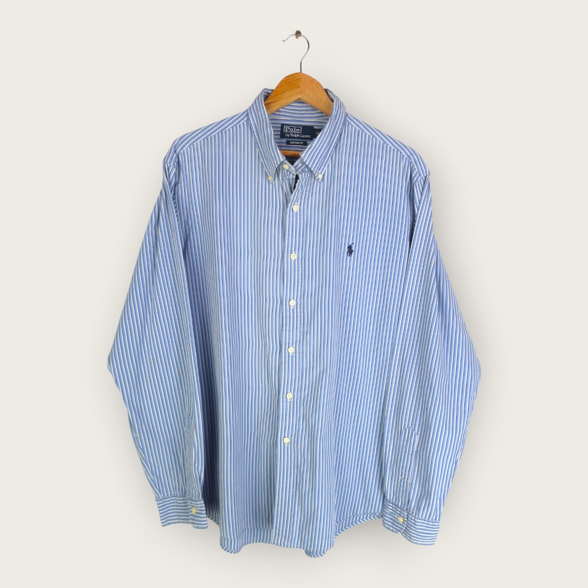 VINTAGE LONG-SLEEVE RALPH LAUREN SHIRT - XL