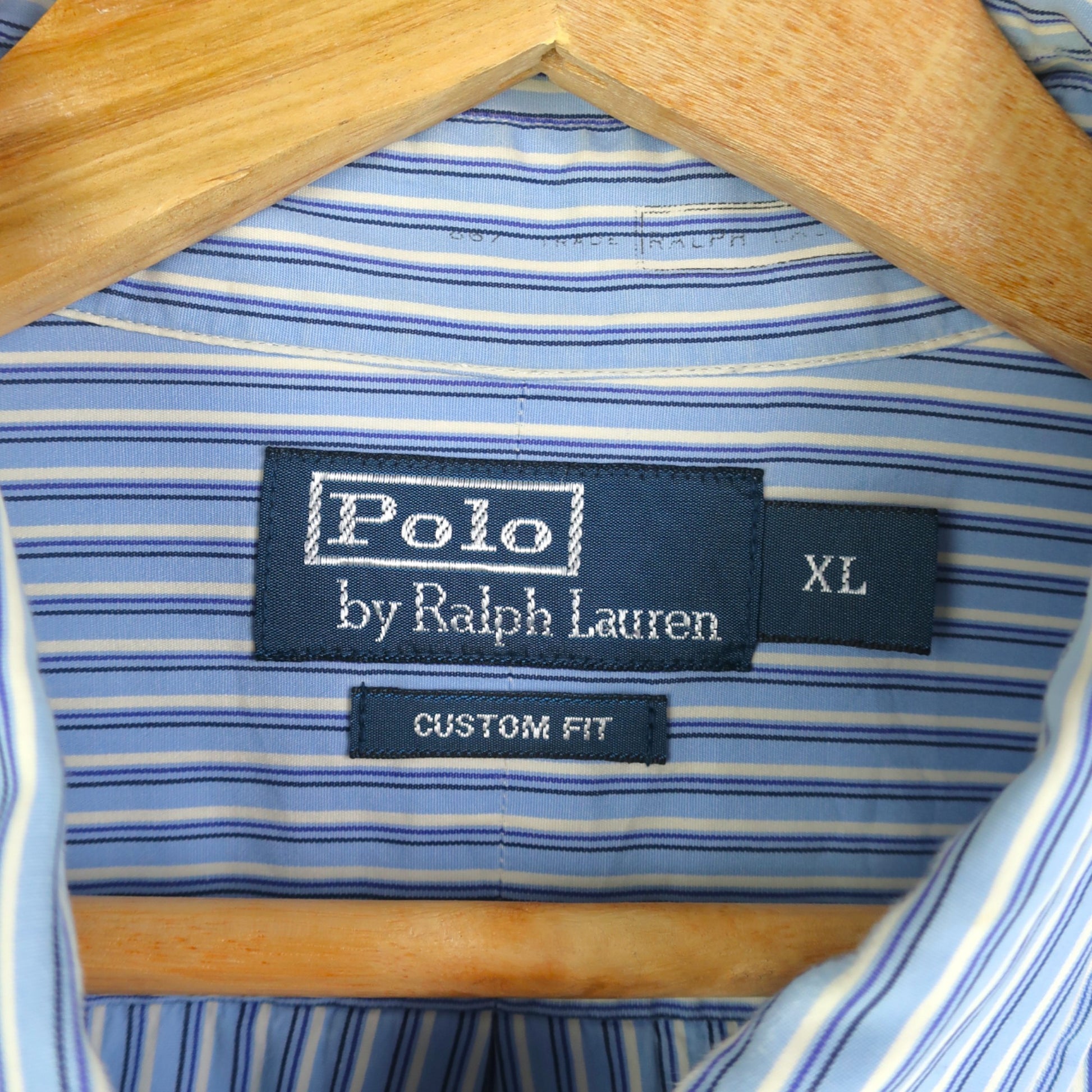 VINTAGE LONG-SLEEVE RALPH LAUREN SHIRT - XL
