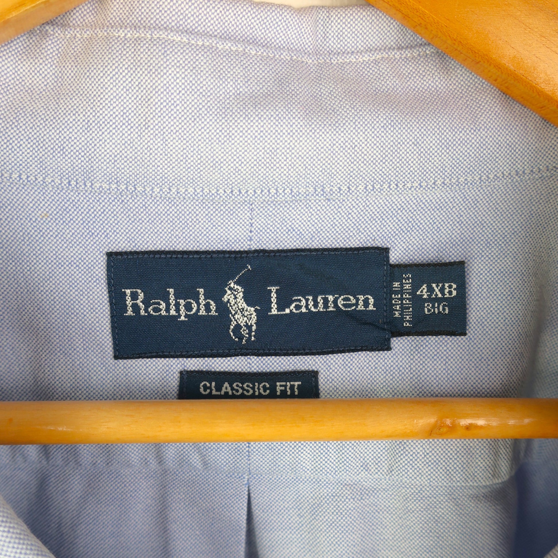 VINTAGE LONG-SLEEVE RALPH LAUREN SHIRT - 4XL