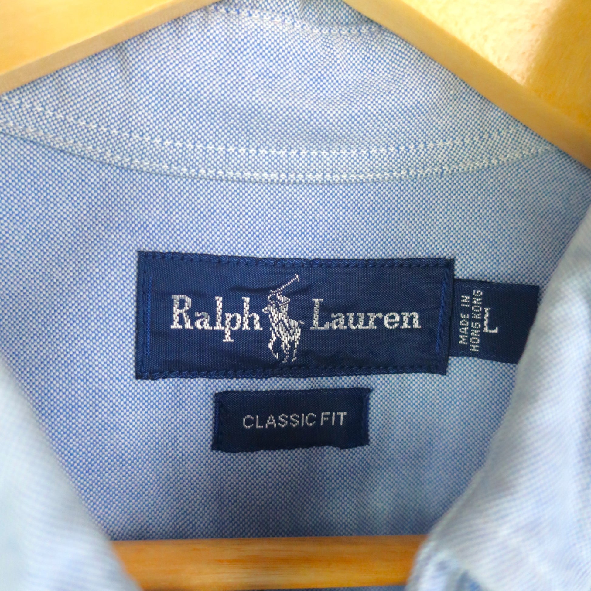 VINTAGE RALPH LAUREN POCKET SHIRT - L