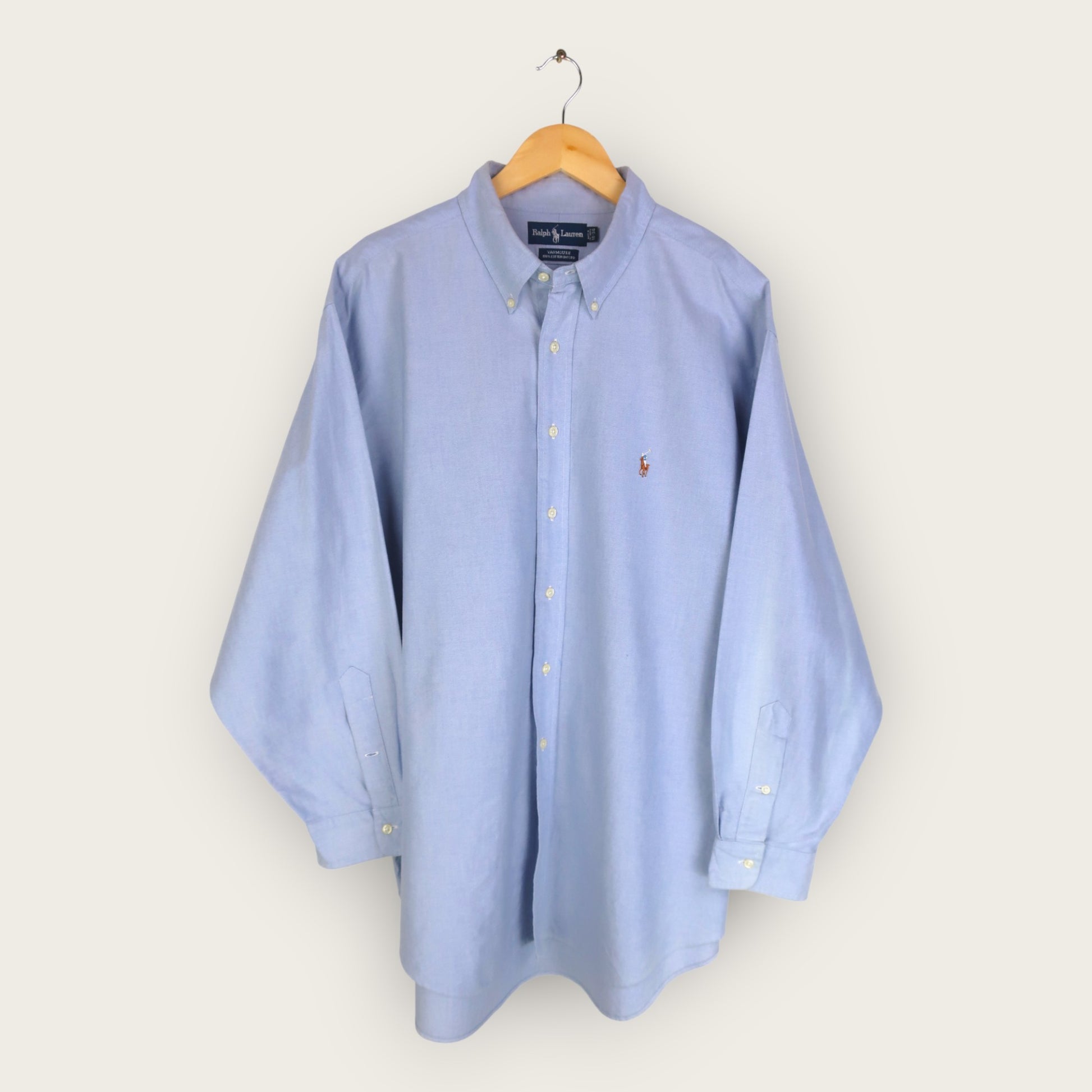 VINTAGE LONG-SLEEVE RALPH LAUREN SHIRT - XL
