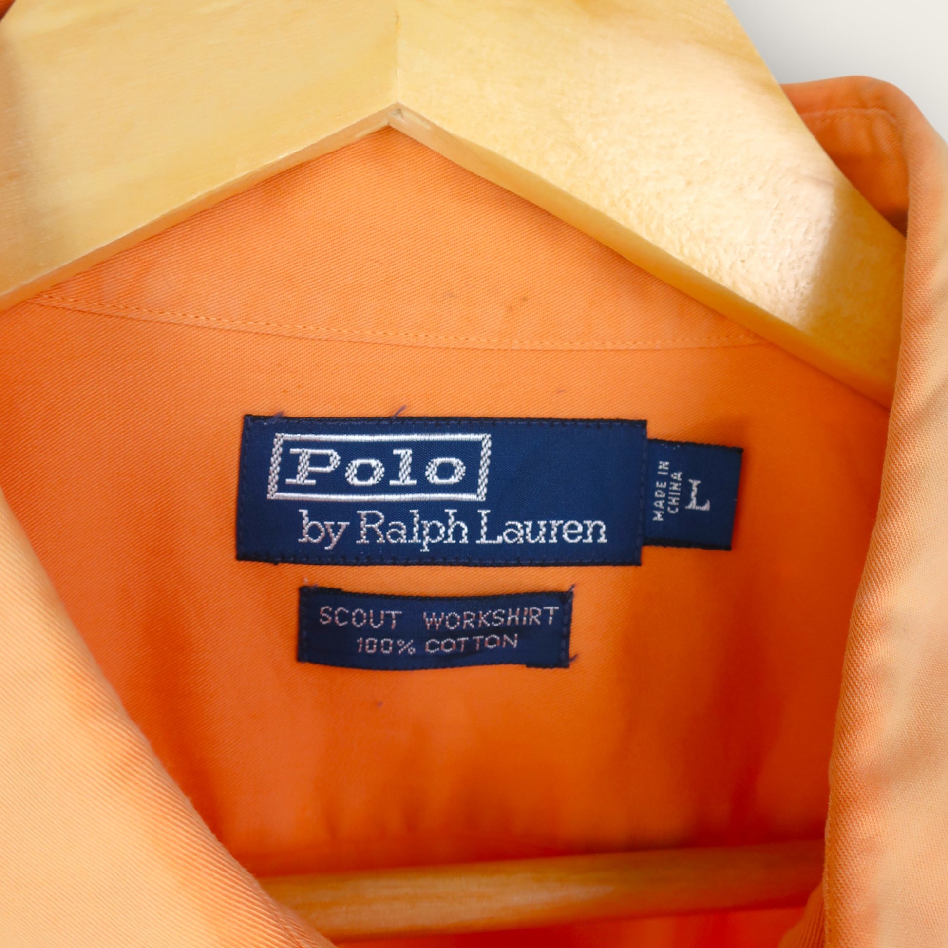 VINTAGE LONG-SLEEVE RALPH LAUREN SHIRT - L