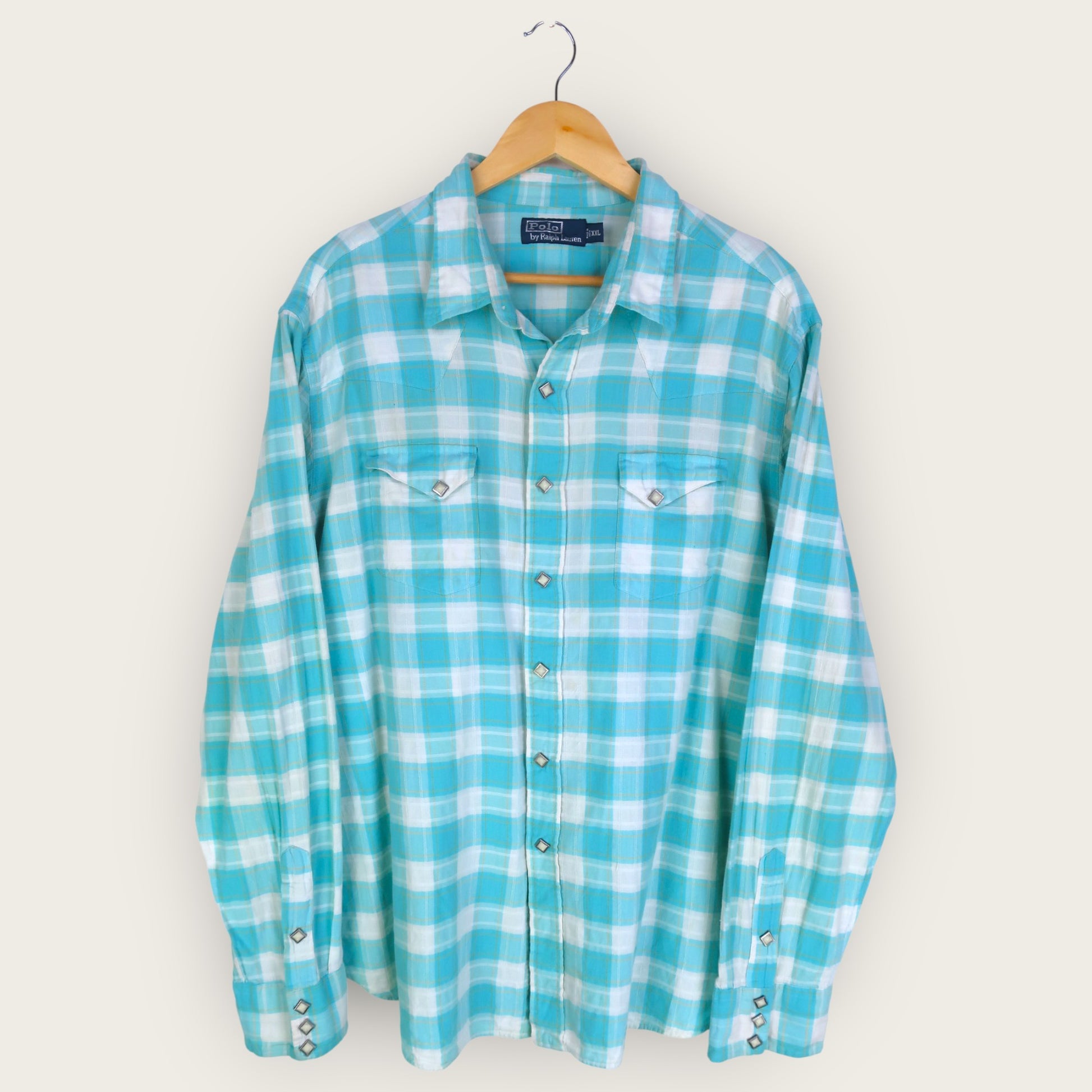 VINTAGE LONG-SLEEVE RALPH LAUREN SHIRT - XXL