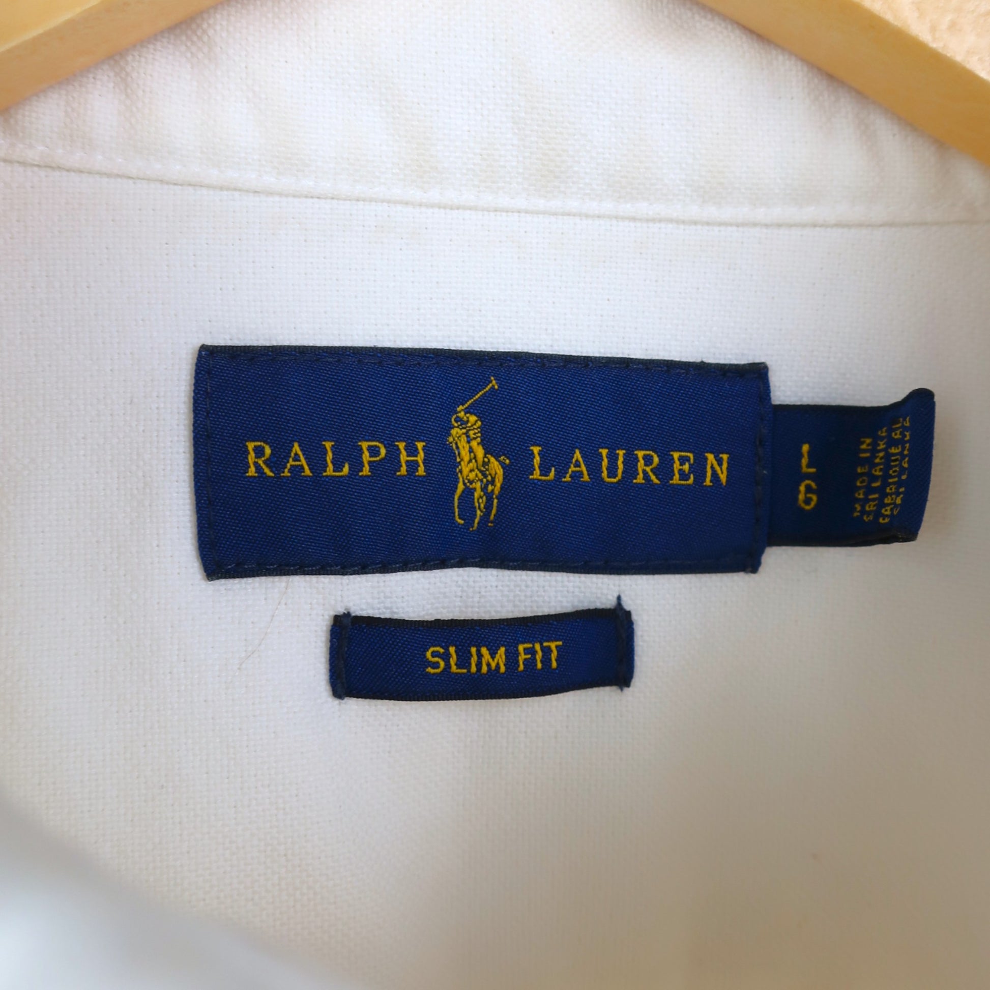 VINTAGE LONG-SLEEVE RALPH LAUREN SHIRT - S