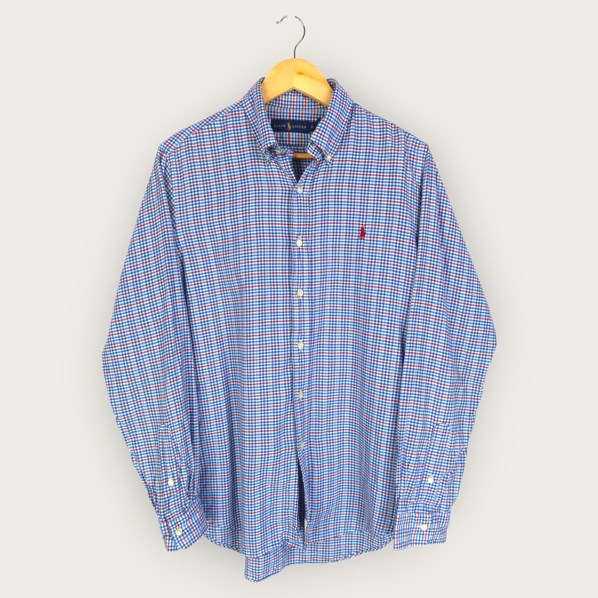 VINTAGE LONG-SLEEVE RALPH LAUREN SHIRT - M