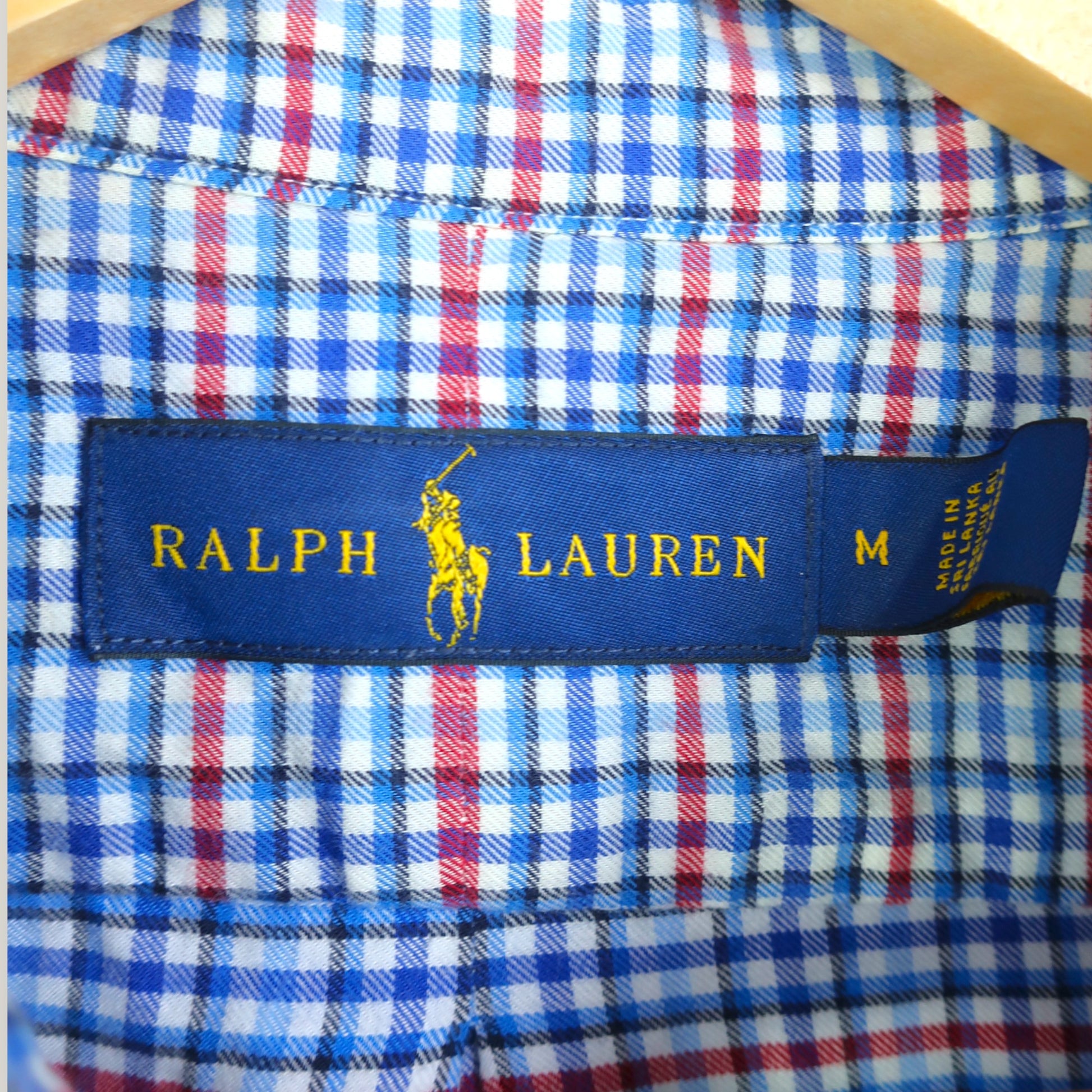 VINTAGE LONG-SLEEVE RALPH LAUREN SHIRT - M